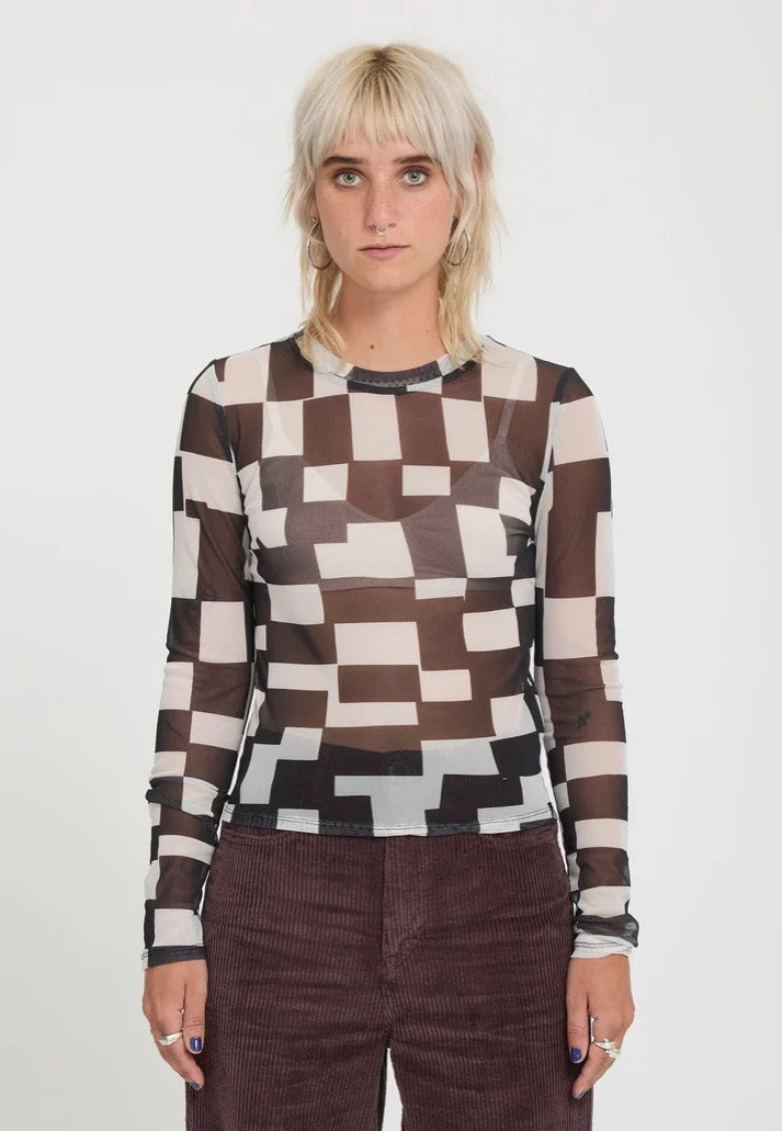 Volcom - FA Carrau Mesh White - Longsleeve | Women-Image