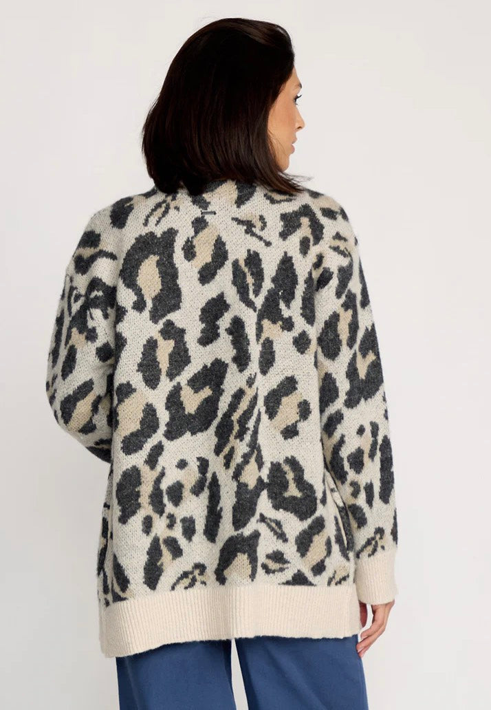 Volcom - Wylding Out Animal Print - Cardigan | Women-Image
