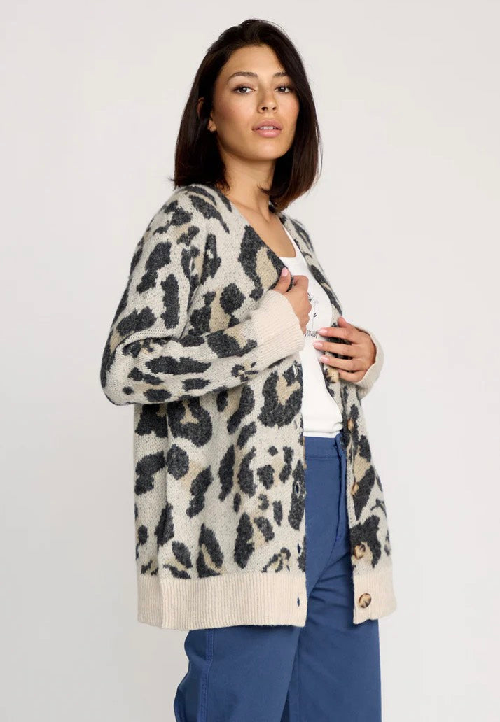 Volcom - Wylding Out Animal Print - Cardigan | Women-Image