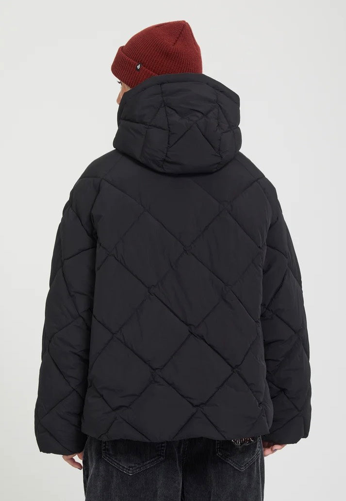 Volcom Out Of Boxy Puff Black Chaqueta | Women-Image