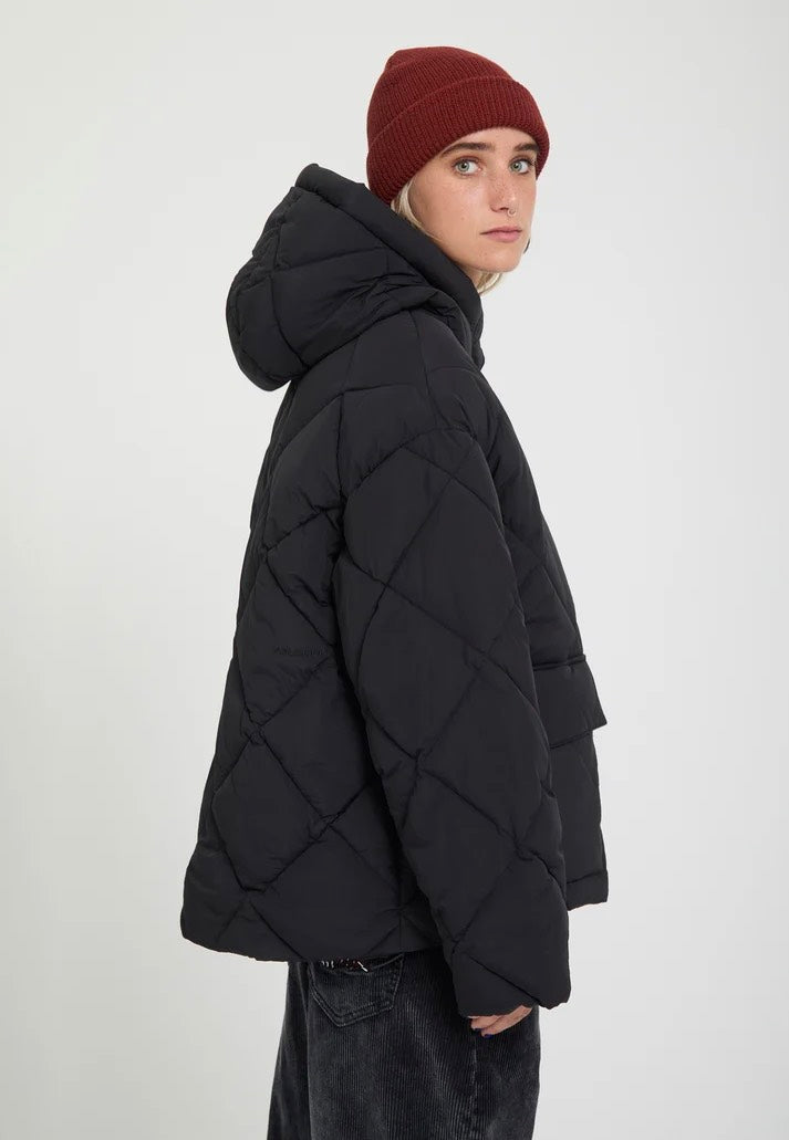 Volcom Out Of Boxy Puff Black Chaqueta | Women-Image