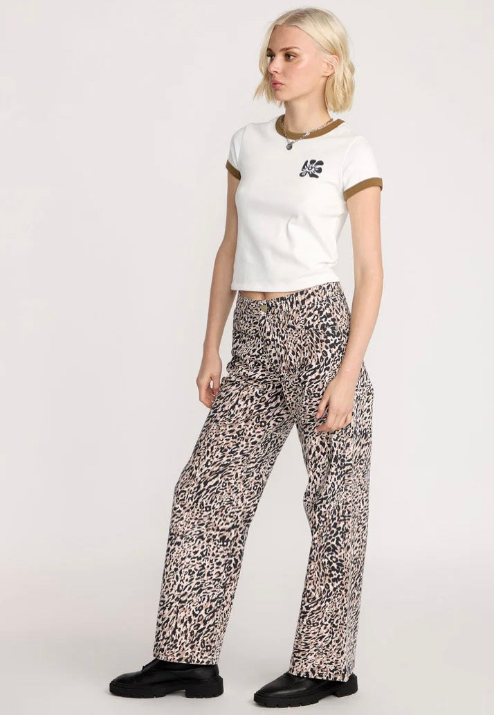 Volcom - Stoned BF Lowrise Animal Print - Pants | Women-Image