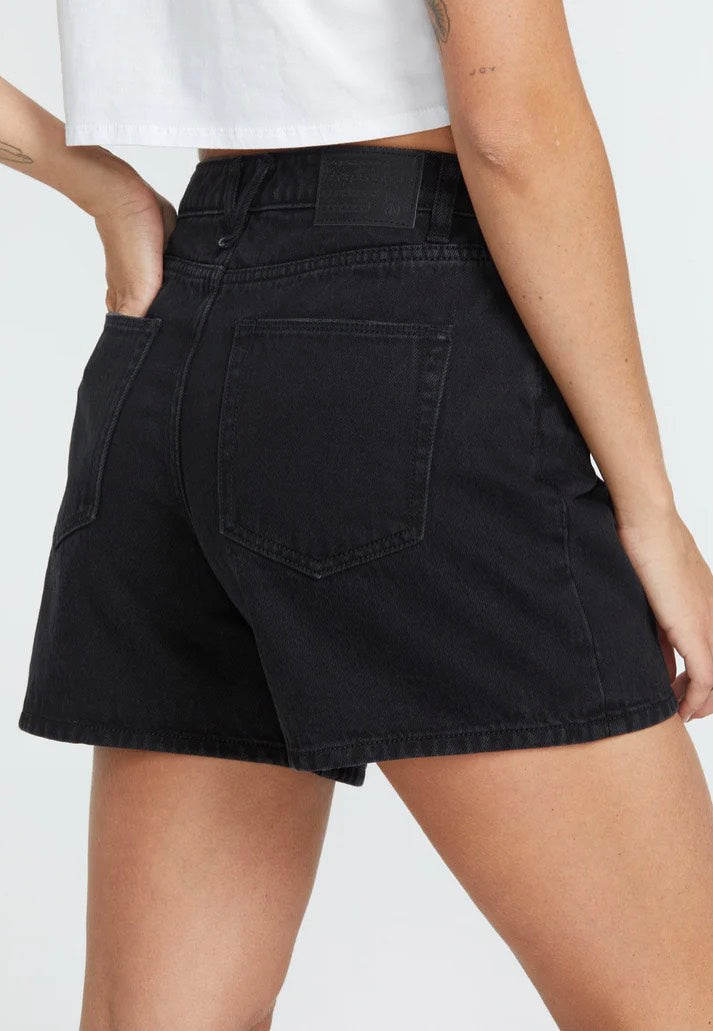 Volcom - Stoned Bf Black - Shorts | Women-Image