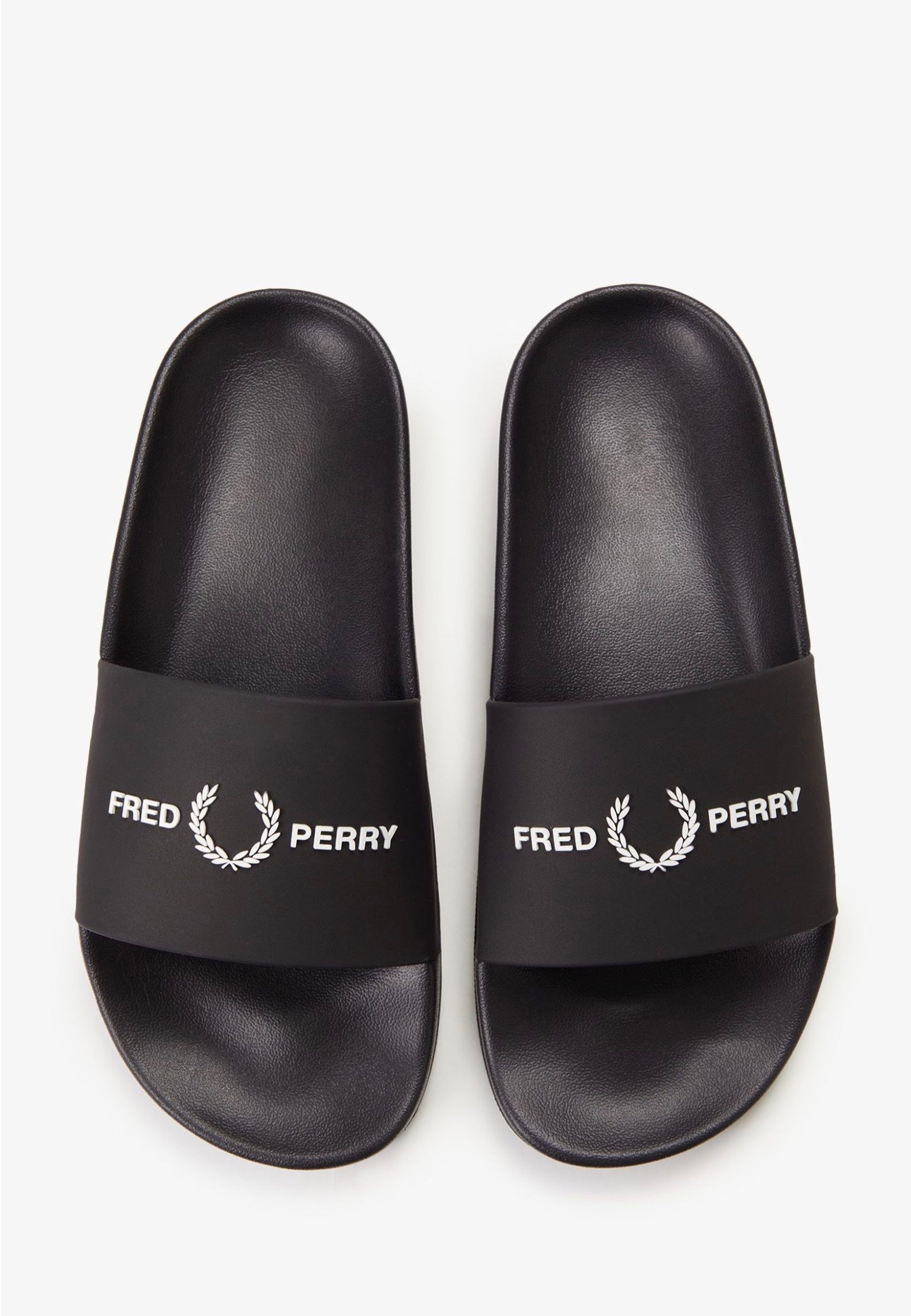 Fred Perry - Branded Black - Slides | Men-Image