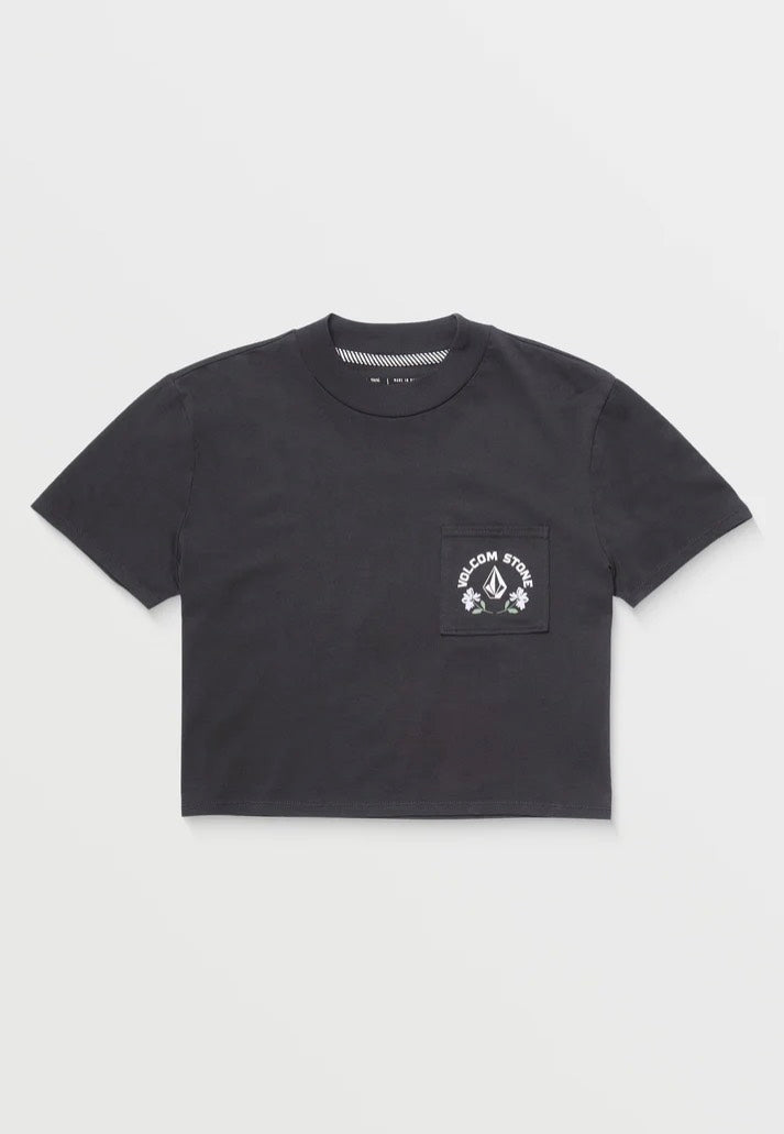 Volcom - Pocket Dial Vintage Black - T-Shirt | Women-Image