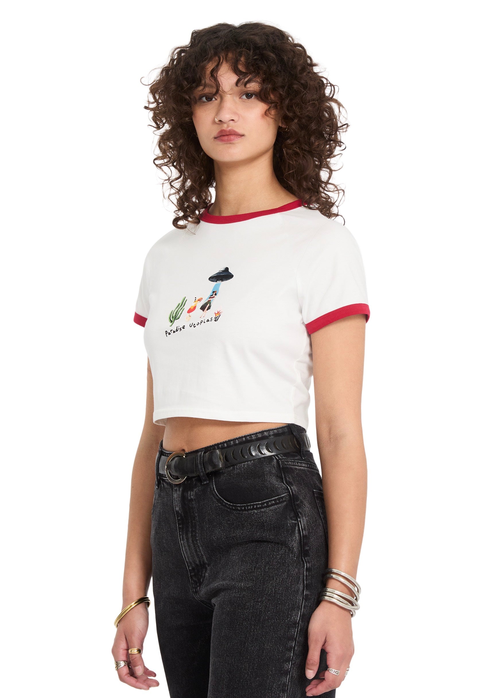 Volcom - FA Mickey Mason Off White - T-Shirt | Women-Image
