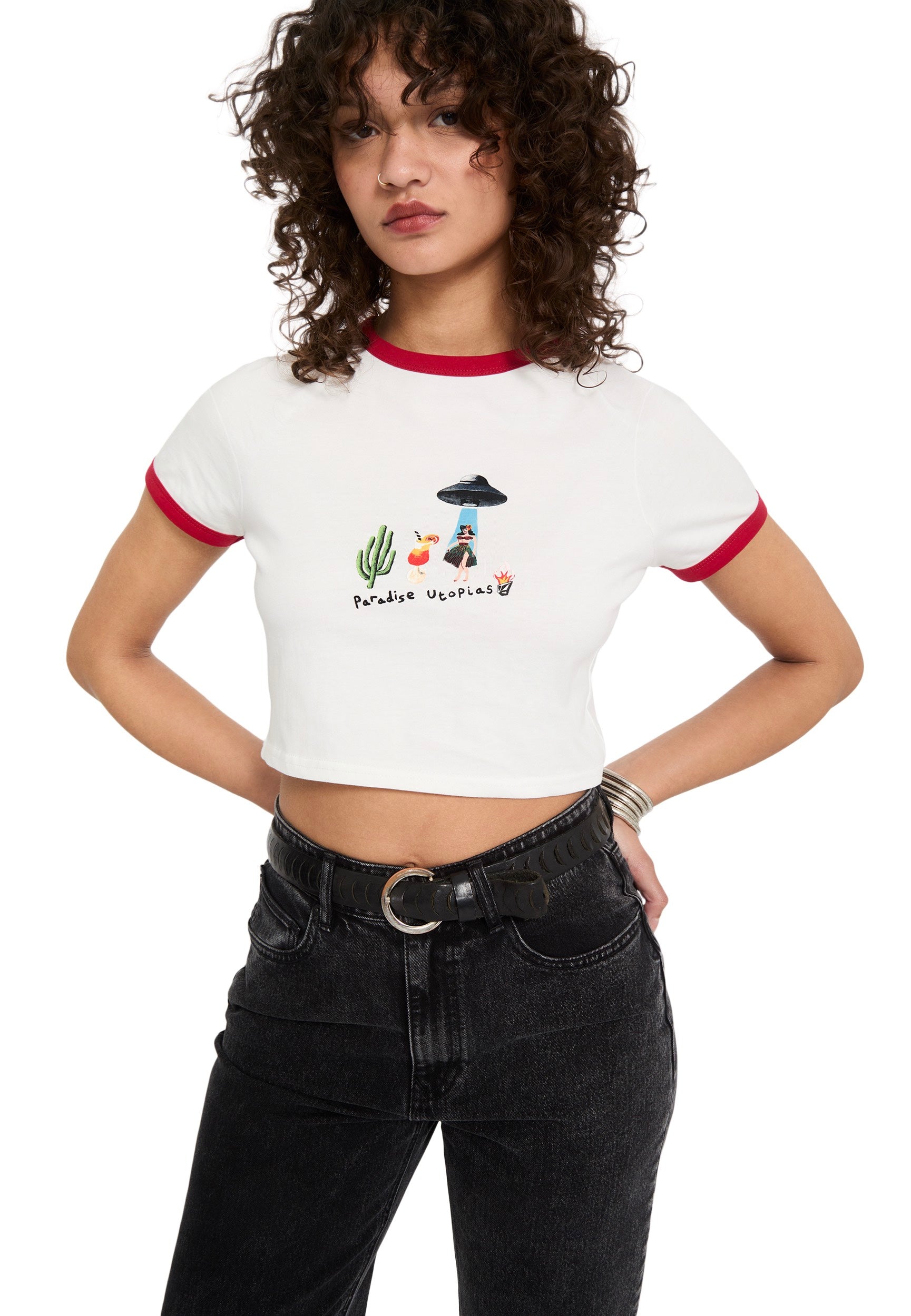 Volcom - FA Mickey Mason Off White - T-Shirt | Women-Image
