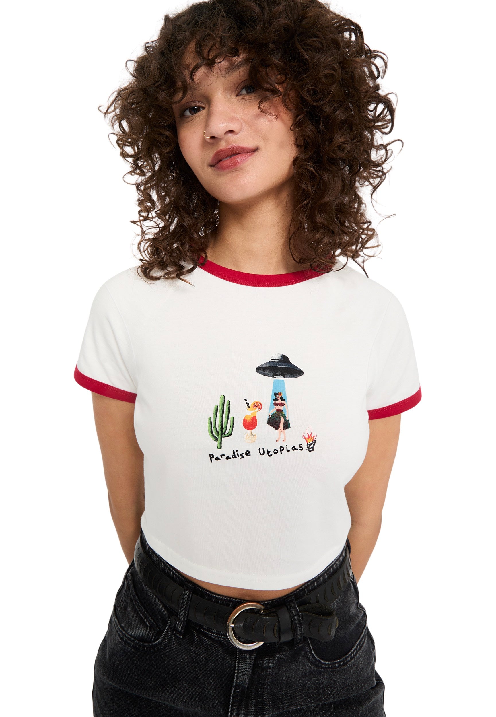 Volcom - FA Mickey Mason Off White - T-Shirt | Women-Image