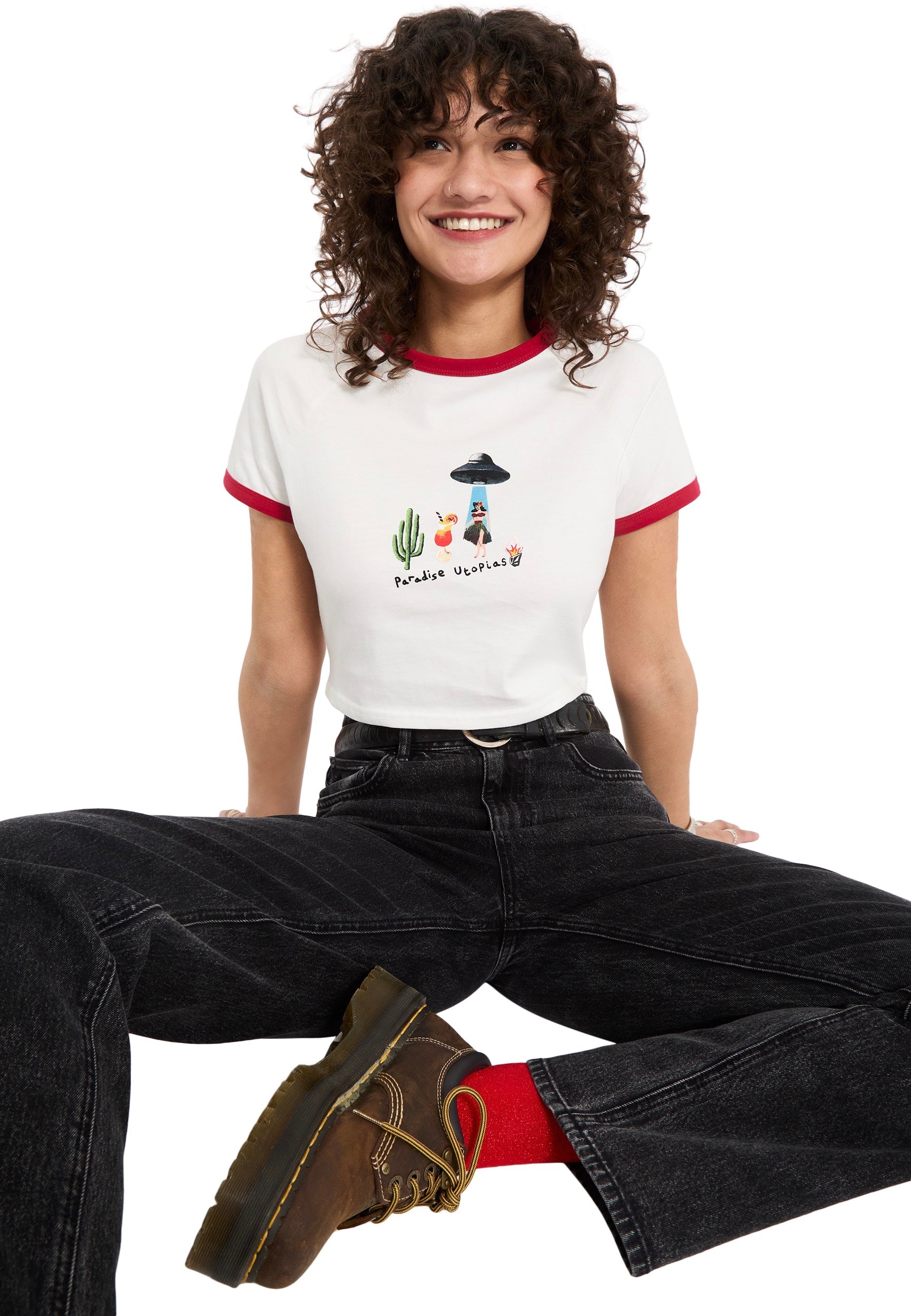 Volcom - FA Mickey Mason Off White - T-Shirt | Women-Image