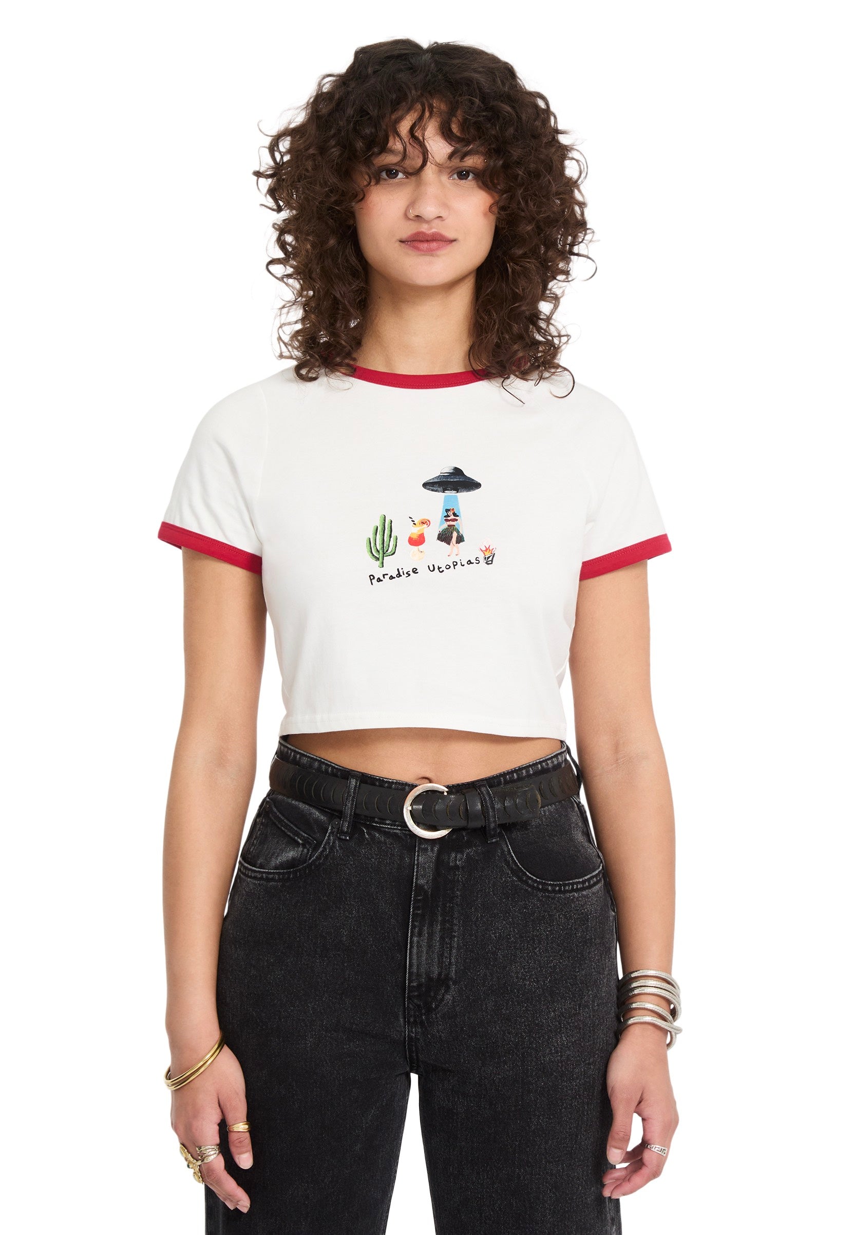 Volcom - FA Mickey Mason Off White - T-Shirt | Women-Image