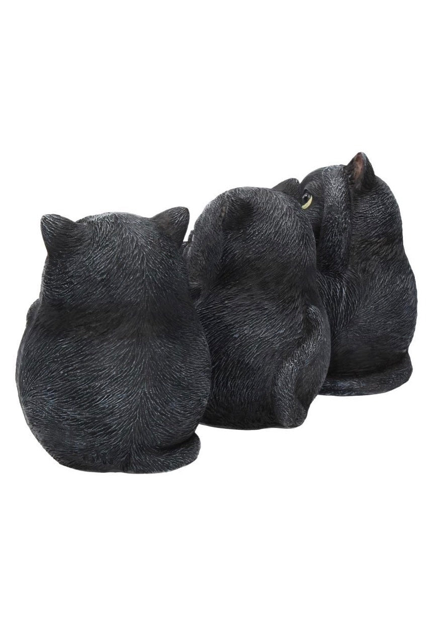 Nemesis Now - Three Wise Fat Cats - Figure | Neutral-Image