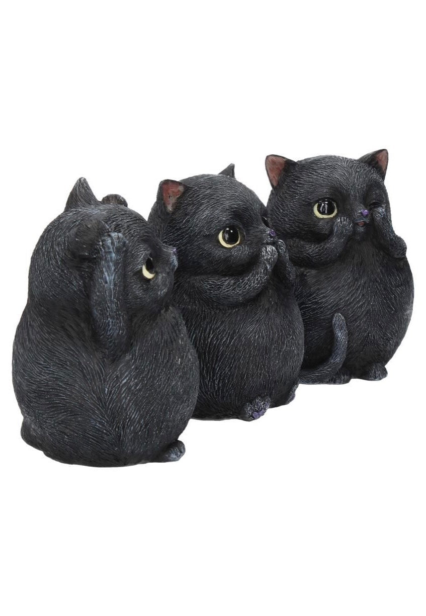 Nemesis Now - Three Wise Fat Cats - Figure | Neutral-Image