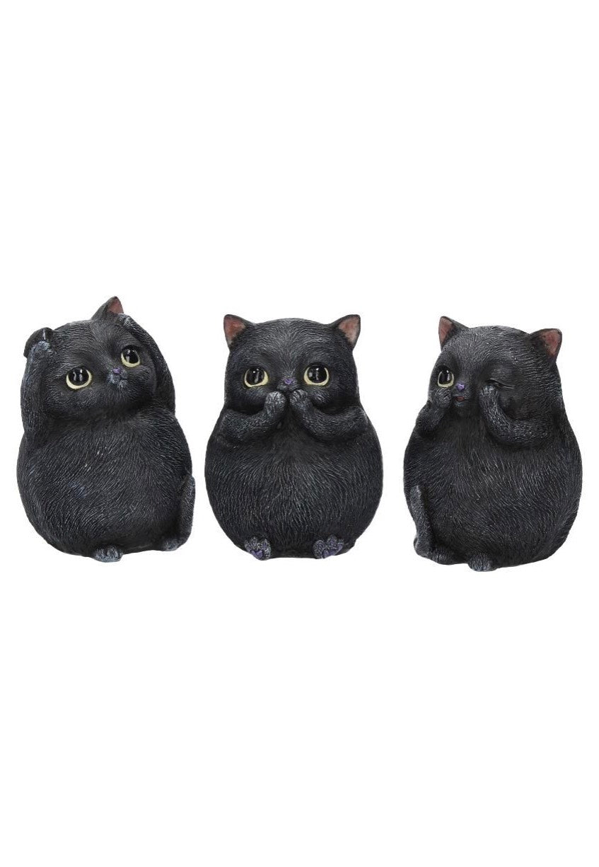 Nemesis Now - Three Wise Fat Cats - Figure | Neutral-Image
