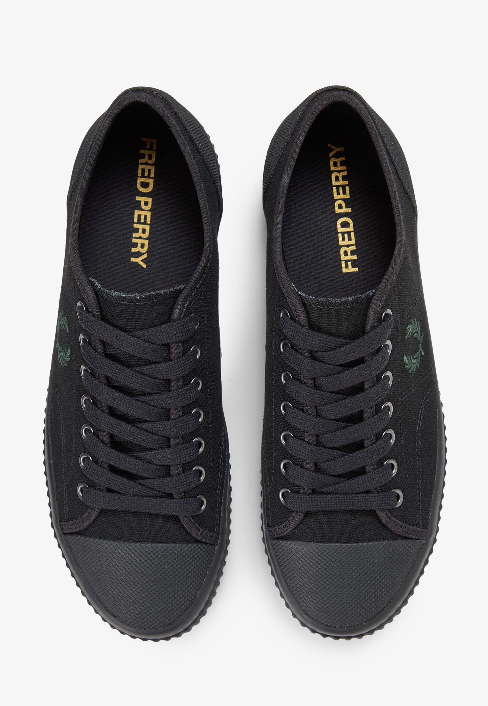Fred Perry - Hughes Low Canvas Black - Shoes | Men-Image