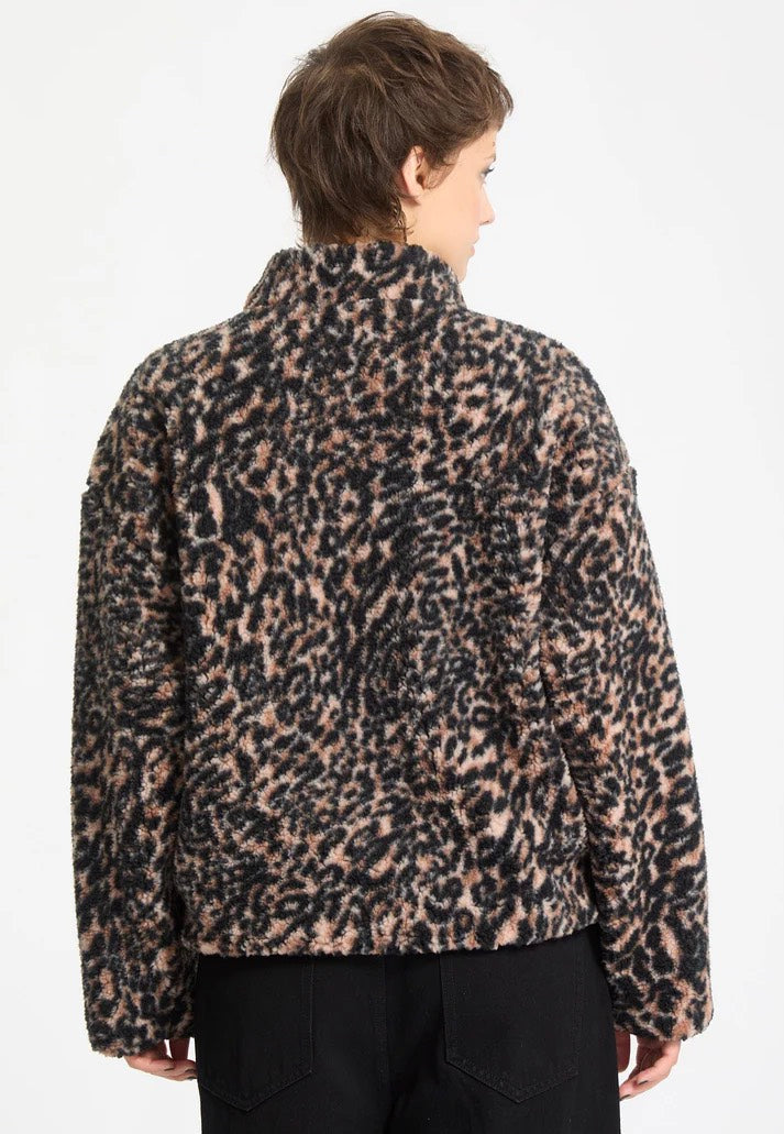 Volcom - Wylding Out Sherpa Animal Print - Jacket | Women-Image