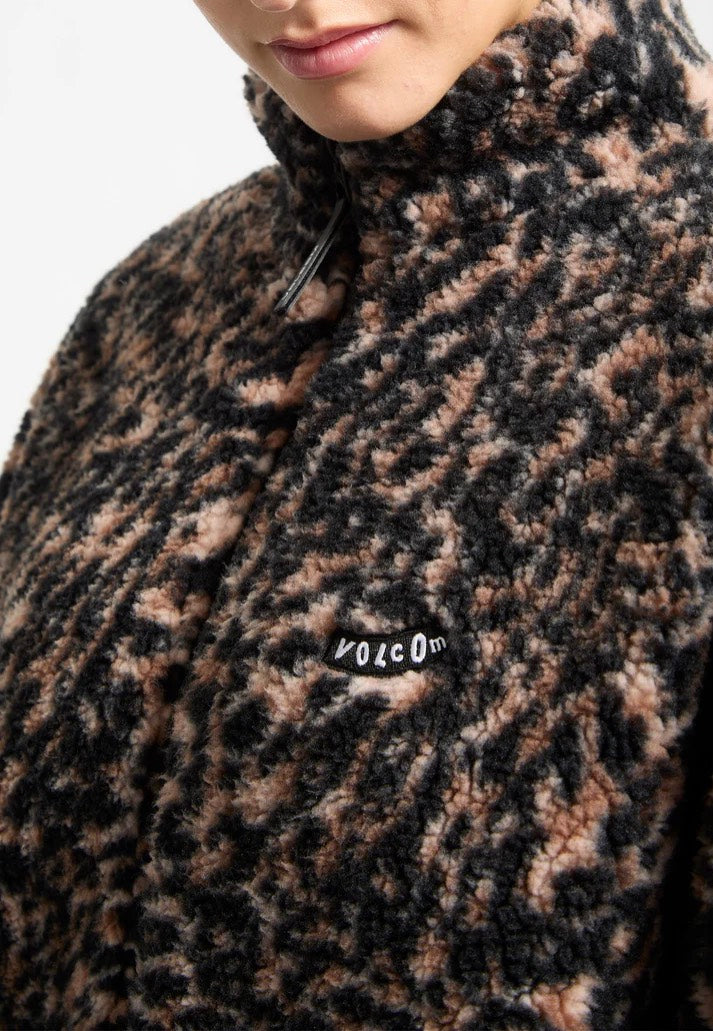 Volcom - Wylding Out Sherpa Animal Print - Jacket | Women-Image