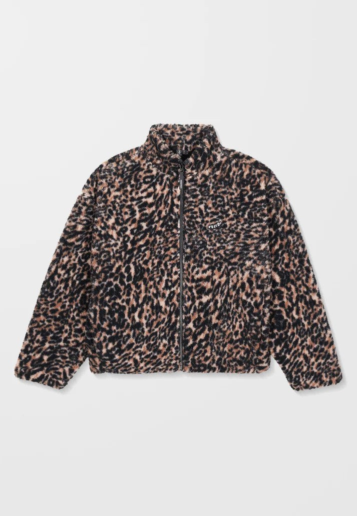 VOLCOM ヒョウ柄 ジャケット M Volcom - Wylding Out Sherpa Animal Print - Jacket | Impericon