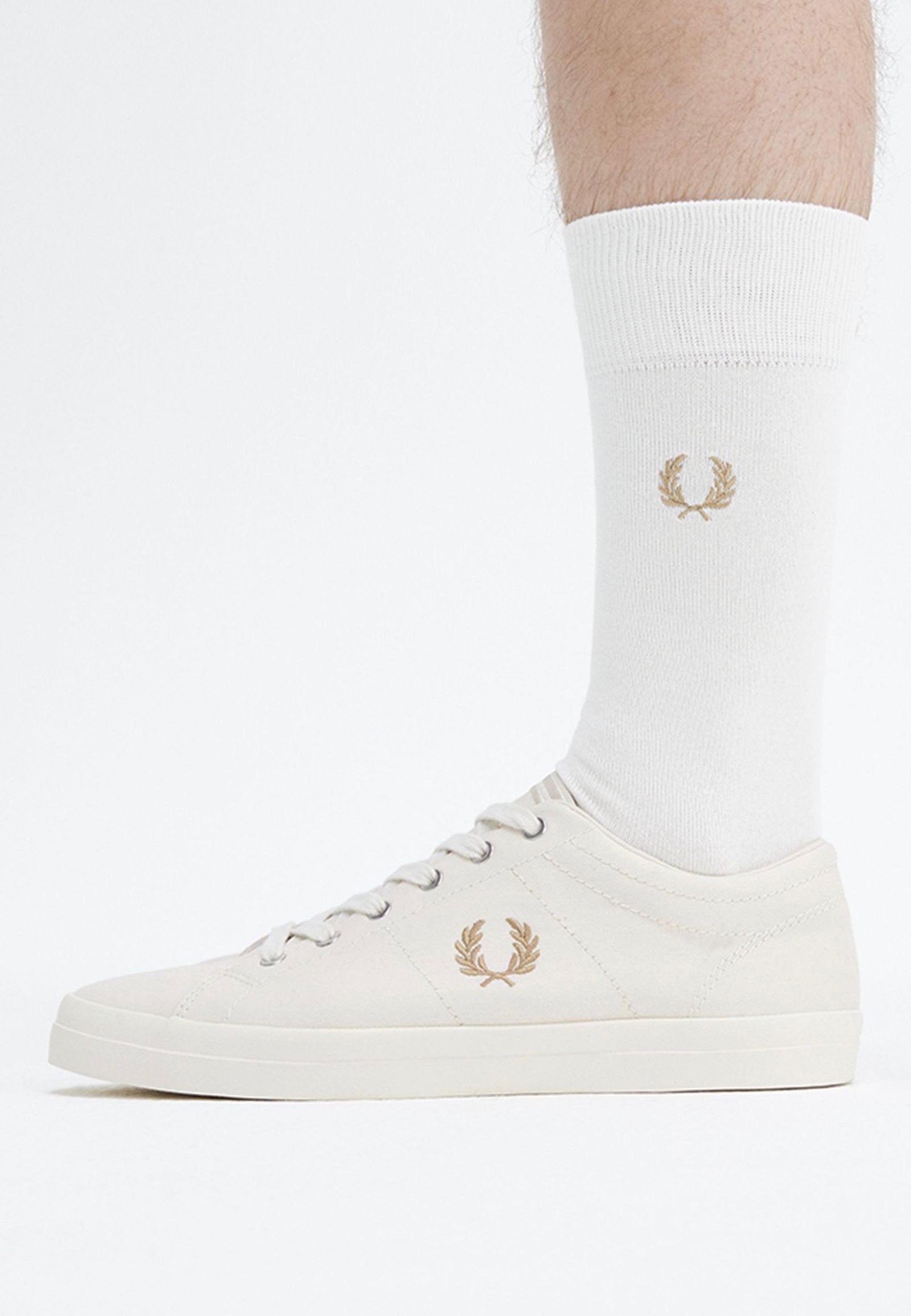 Fred Perry - Baseline Twill Ecru/Warm Stone - Shoes | Women-Image