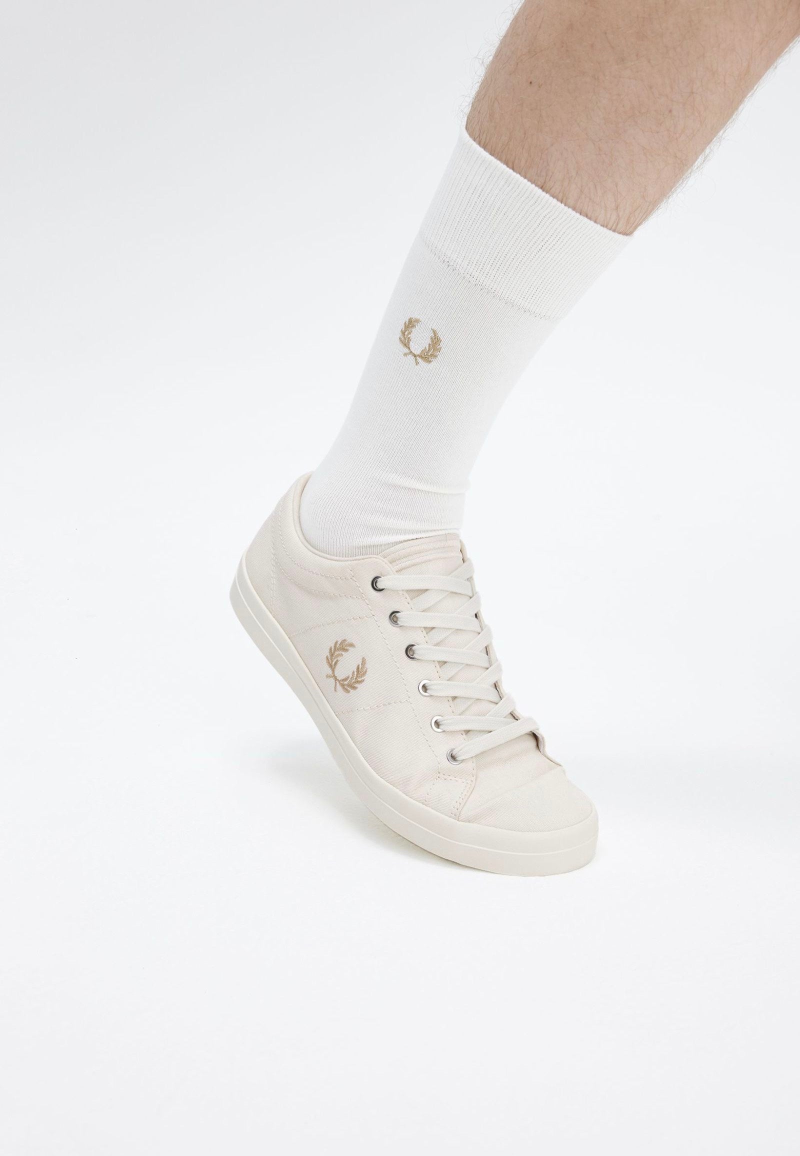 Fred Perry - Baseline Twill Ecru/Warm Stone - Shoes | Women-Image