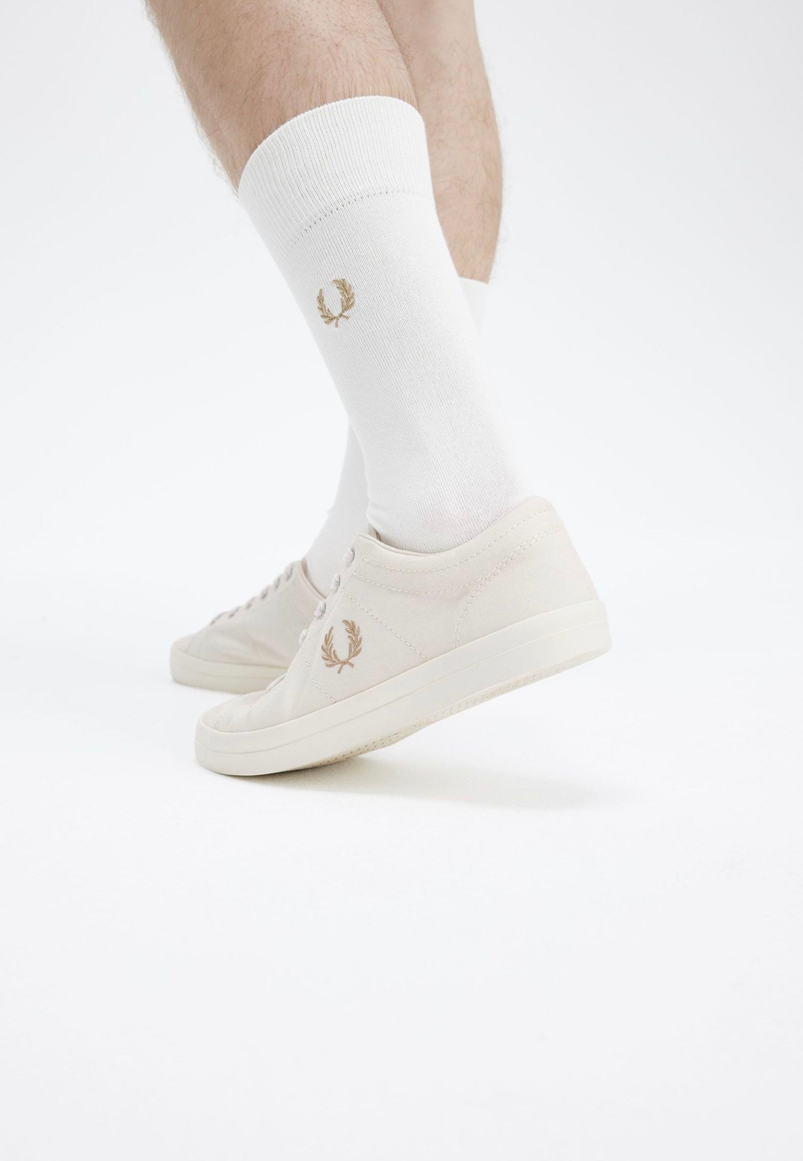 Fred Perry - Baseline Twill Ecru/Warm Stone - Shoes | Women-Image