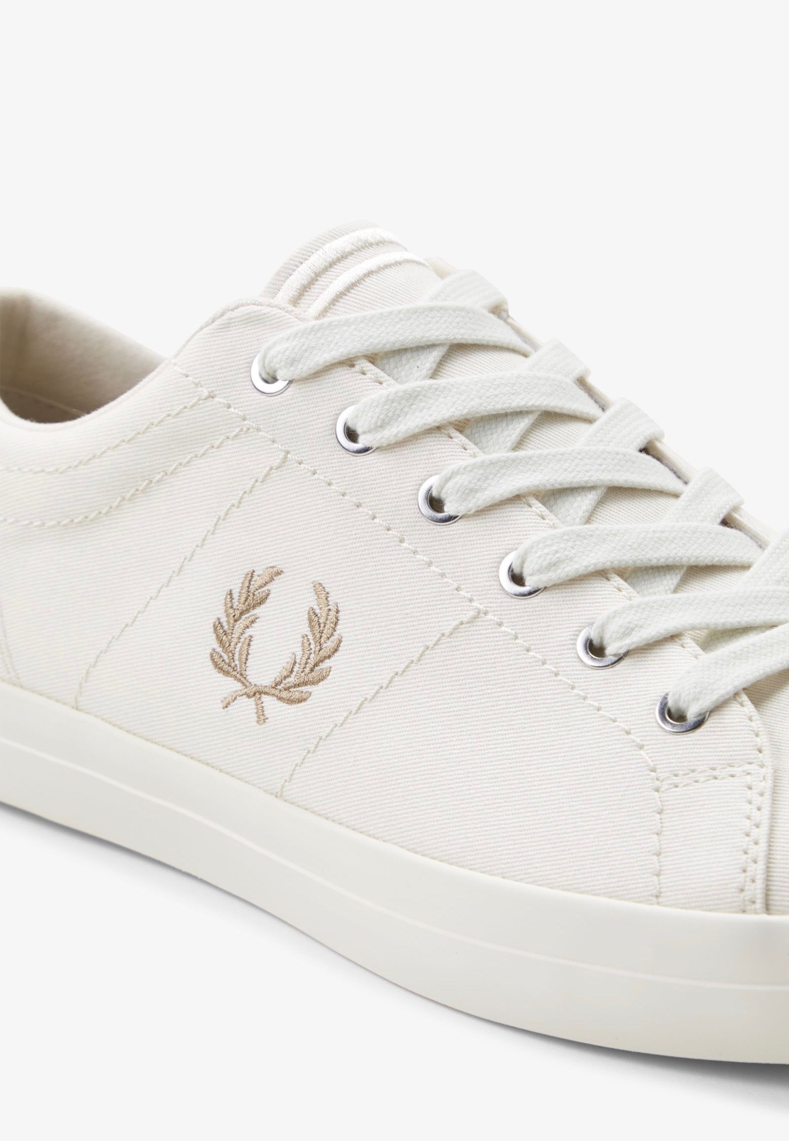 Fred Perry - Baseline Twill Ecru/Warm Stone - Shoes | Women-Image