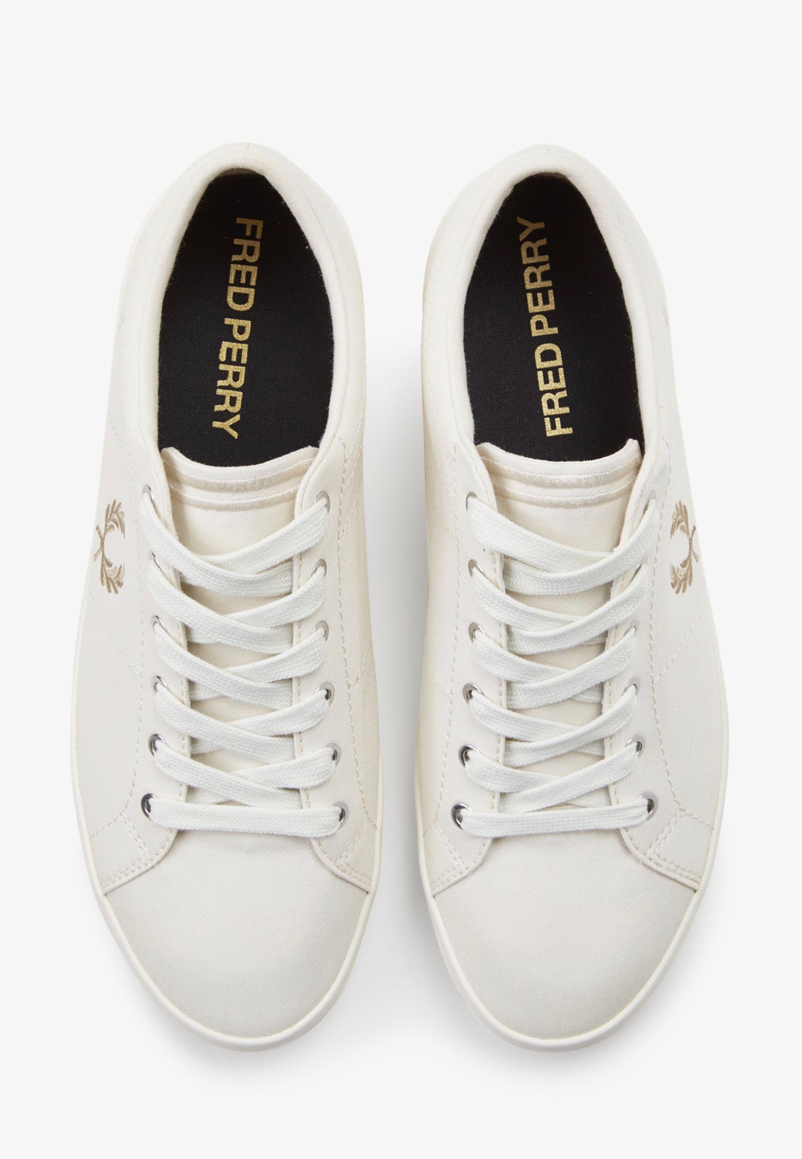 Fred Perry - Baseline Twill Ecru/Warm Stone - Shoes | Women-Image