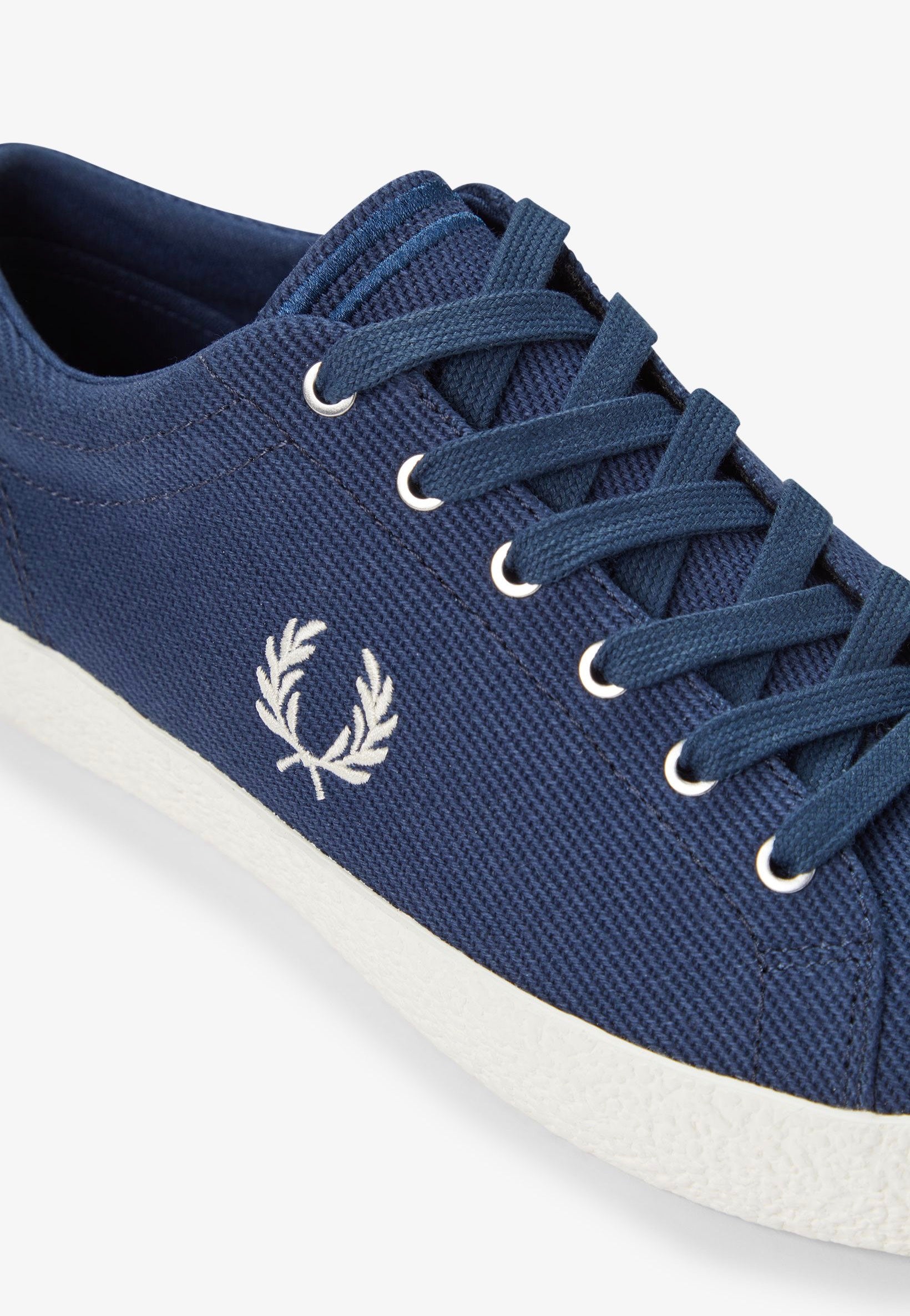 Fred Perry - Baseline Heavy Twill Tennis Blue - Shoes | Men-Image