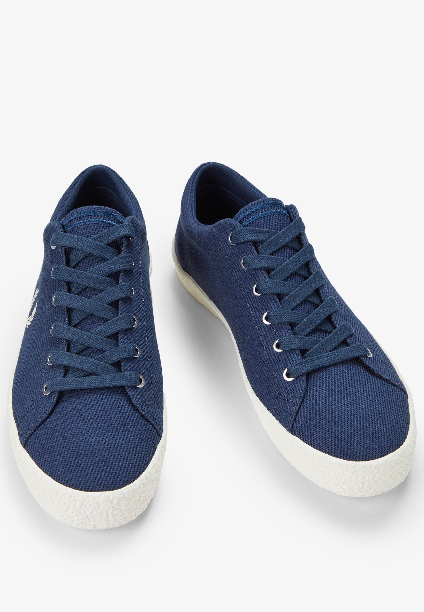 Fred Perry - Baseline Heavy Twill Tennis Blue - Shoes | Men-Image