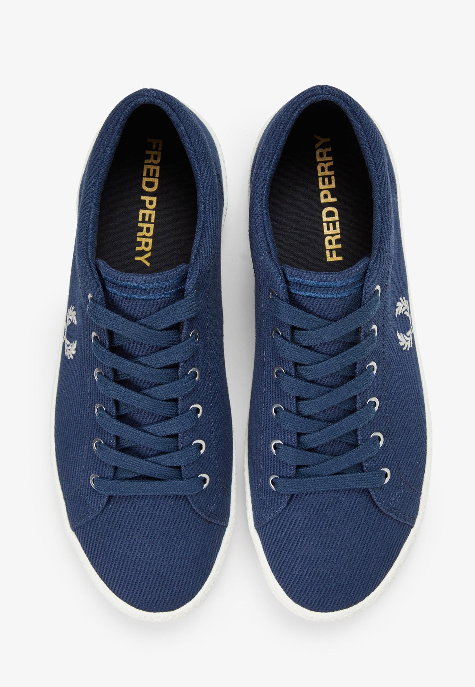Fred Perry - Baseline Heavy Twill Tennis Blue - Shoes | Men-Image