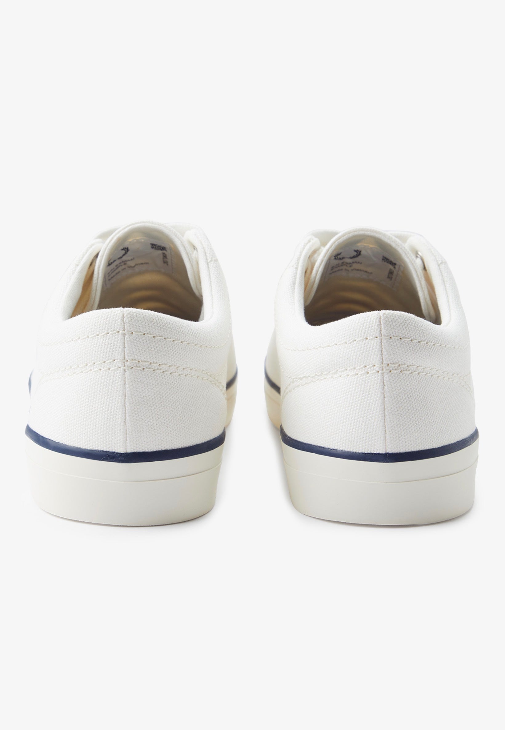 Fred Perry - Baseline Canvas Snow White - Shoes | Neutral-Image