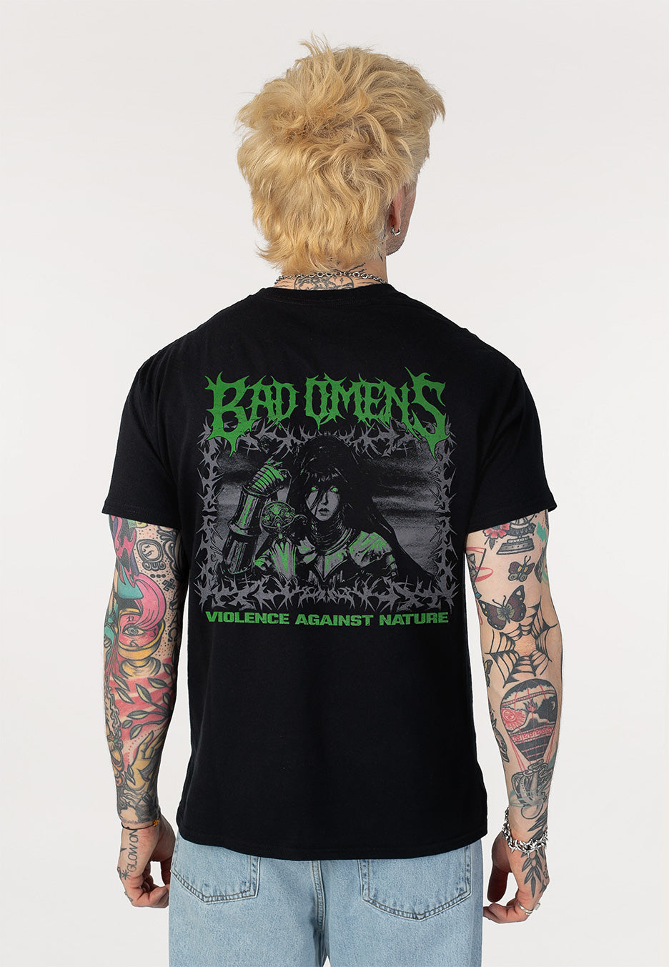 Bad Omens Anime Warrior Tričko | Men-Image