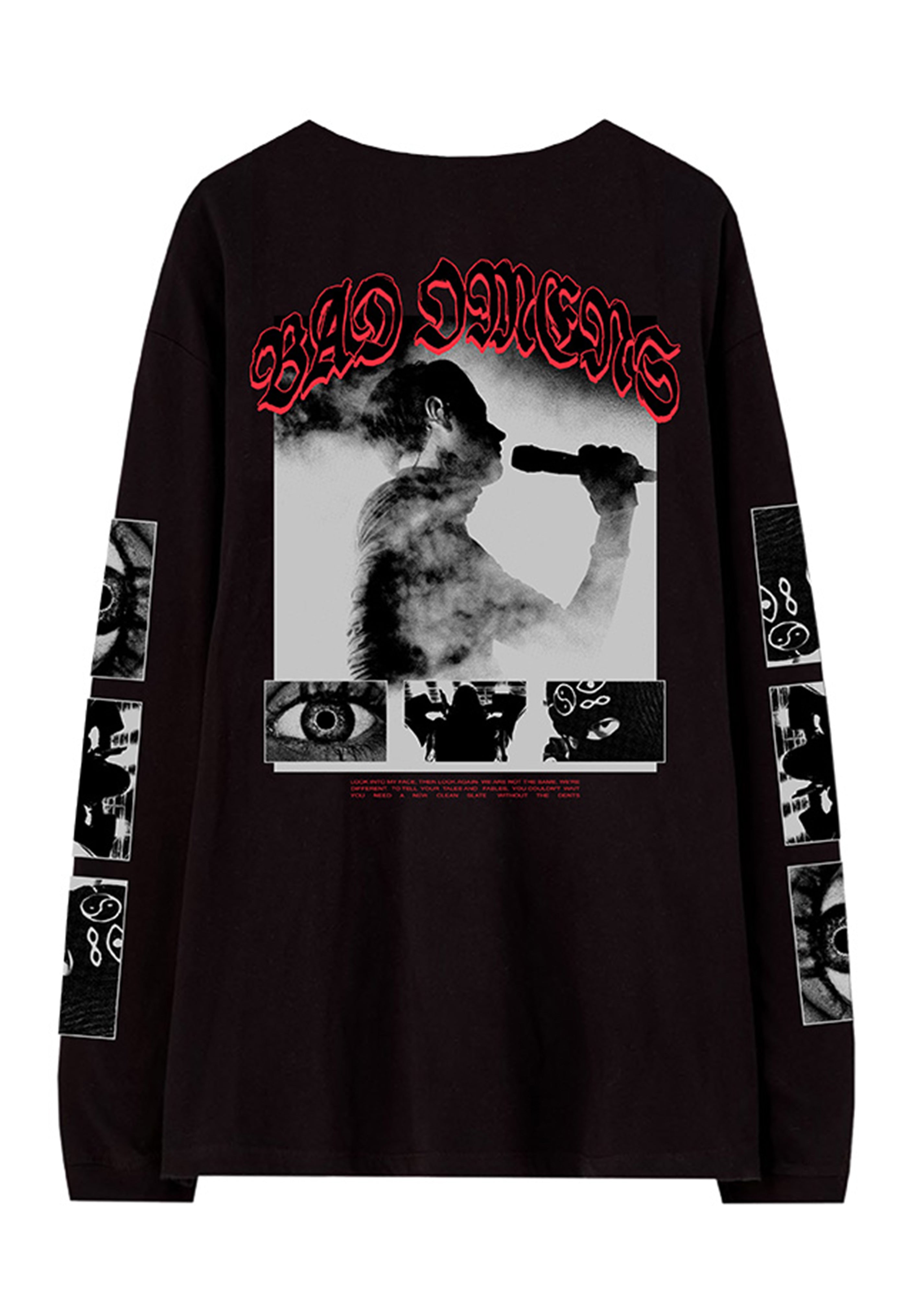 Bad Omens - Smoke Look Into My Face - Longsleeve | Neutral-Image