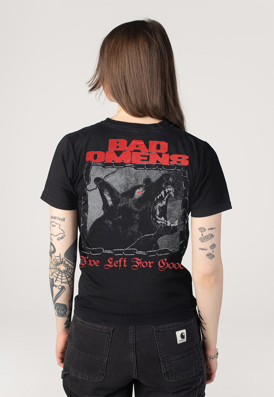 Bad Omens Snarling Dog T-Shirt | Women-Image
