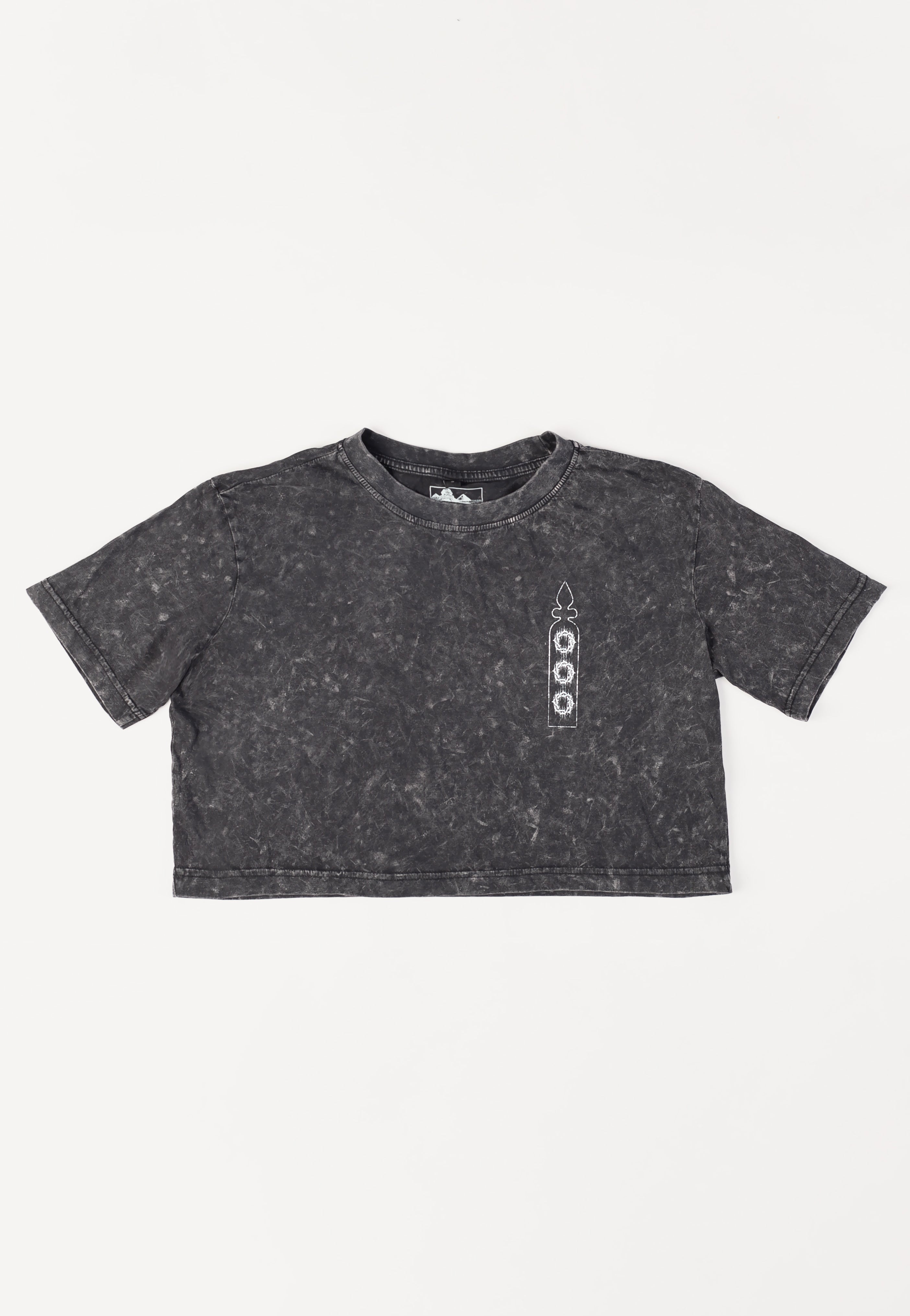 Bad Omens - Stained Glass Acid Washed Crop - Girly | Neutral-Image
