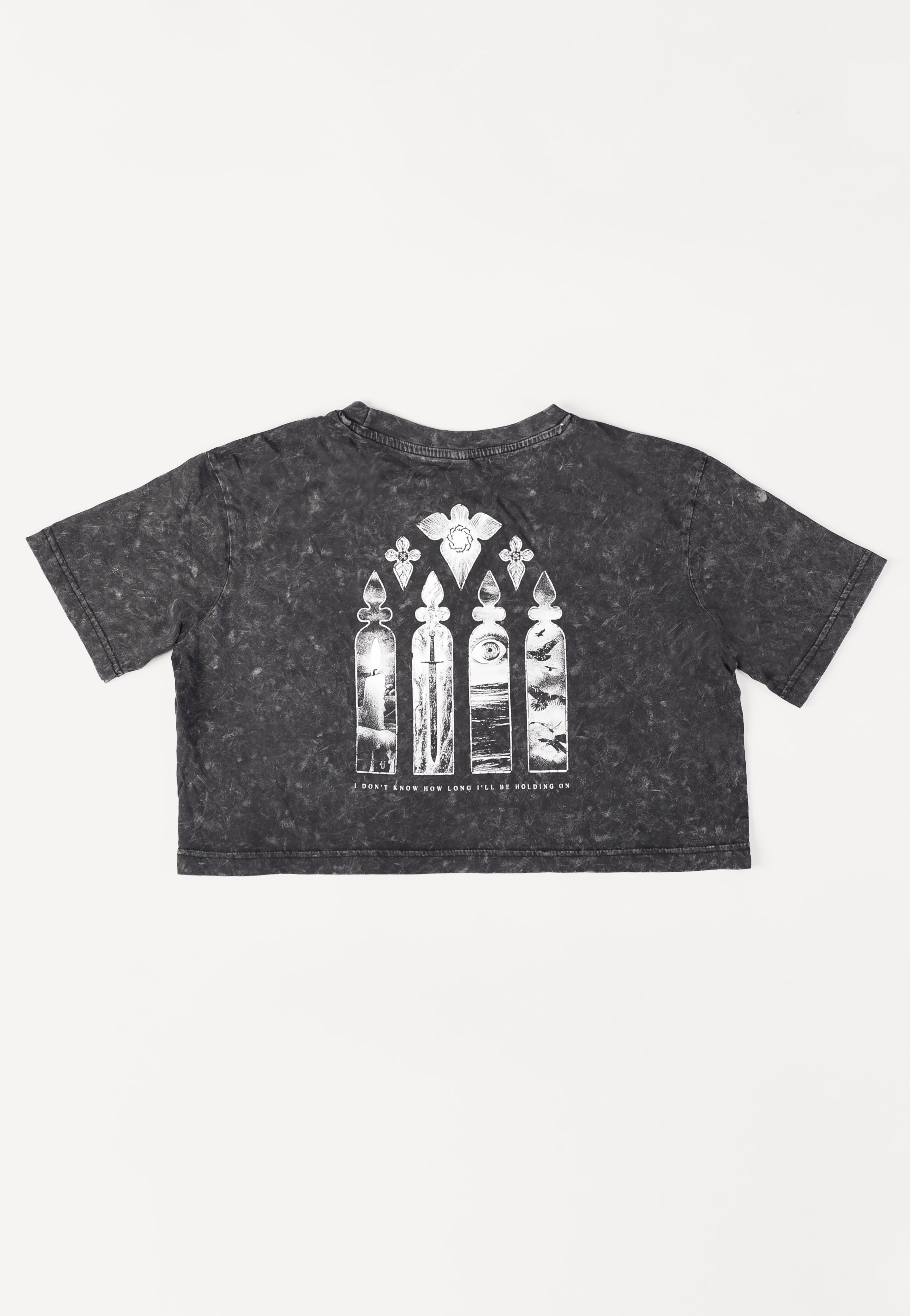 Bad Omens - Stained Glass Acid Washed Crop - Girly | Neutral-Image