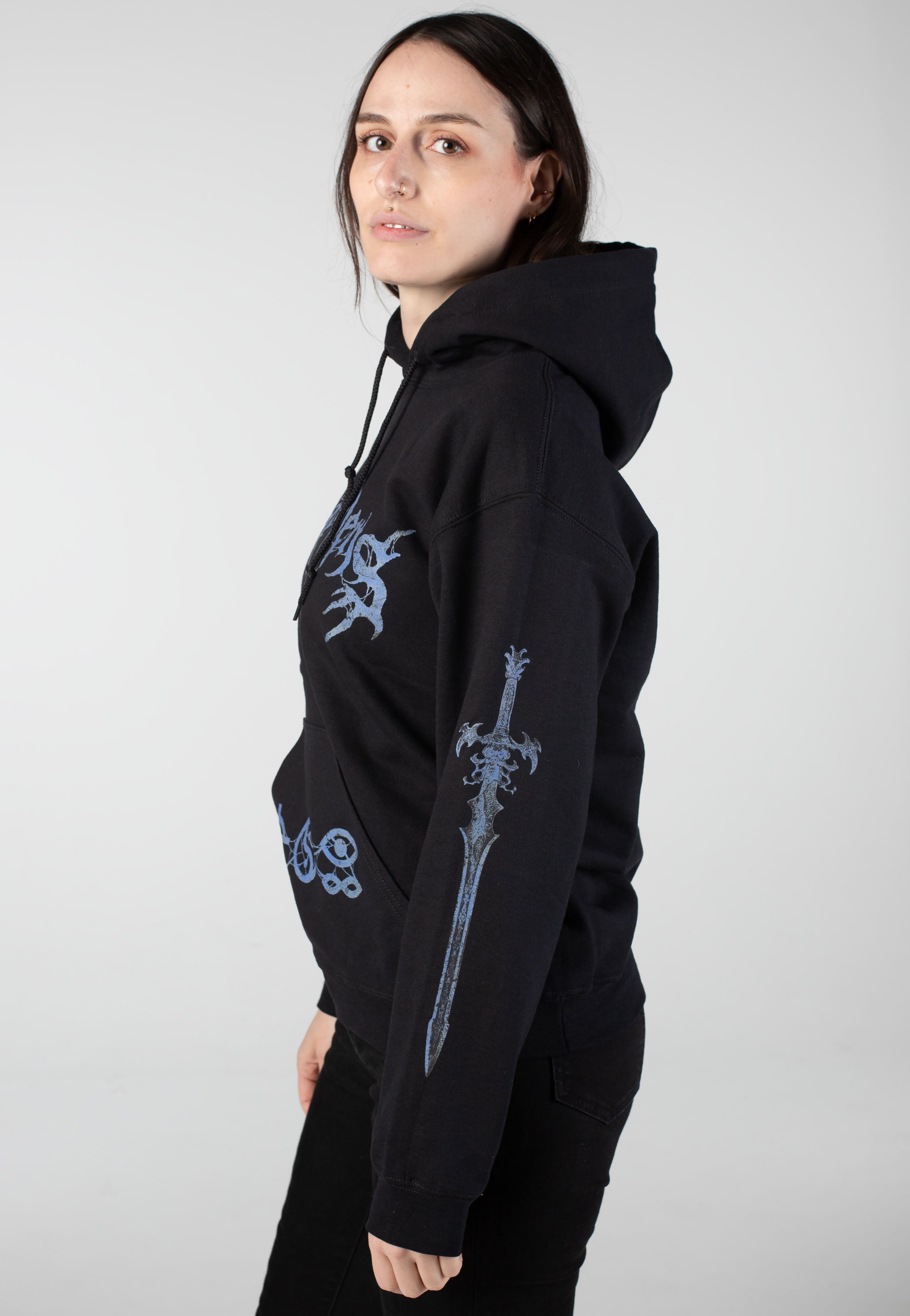 Bad Omens - Black Metal Logo - Hoodie | Women-Image