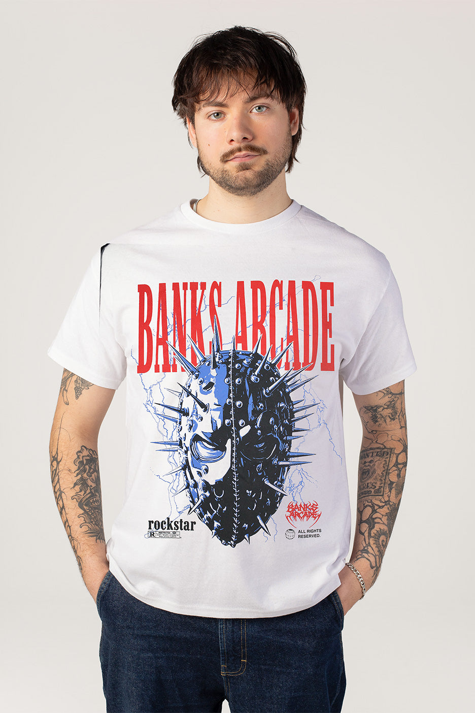 Banks Arcade - Rockstar White - T-Shirt | Men-Image