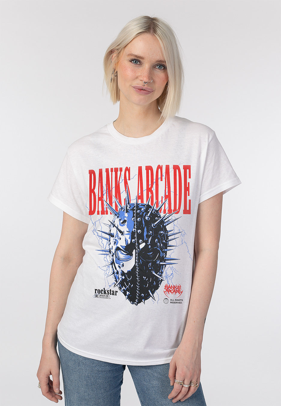 Rockstar White - T-Shirt