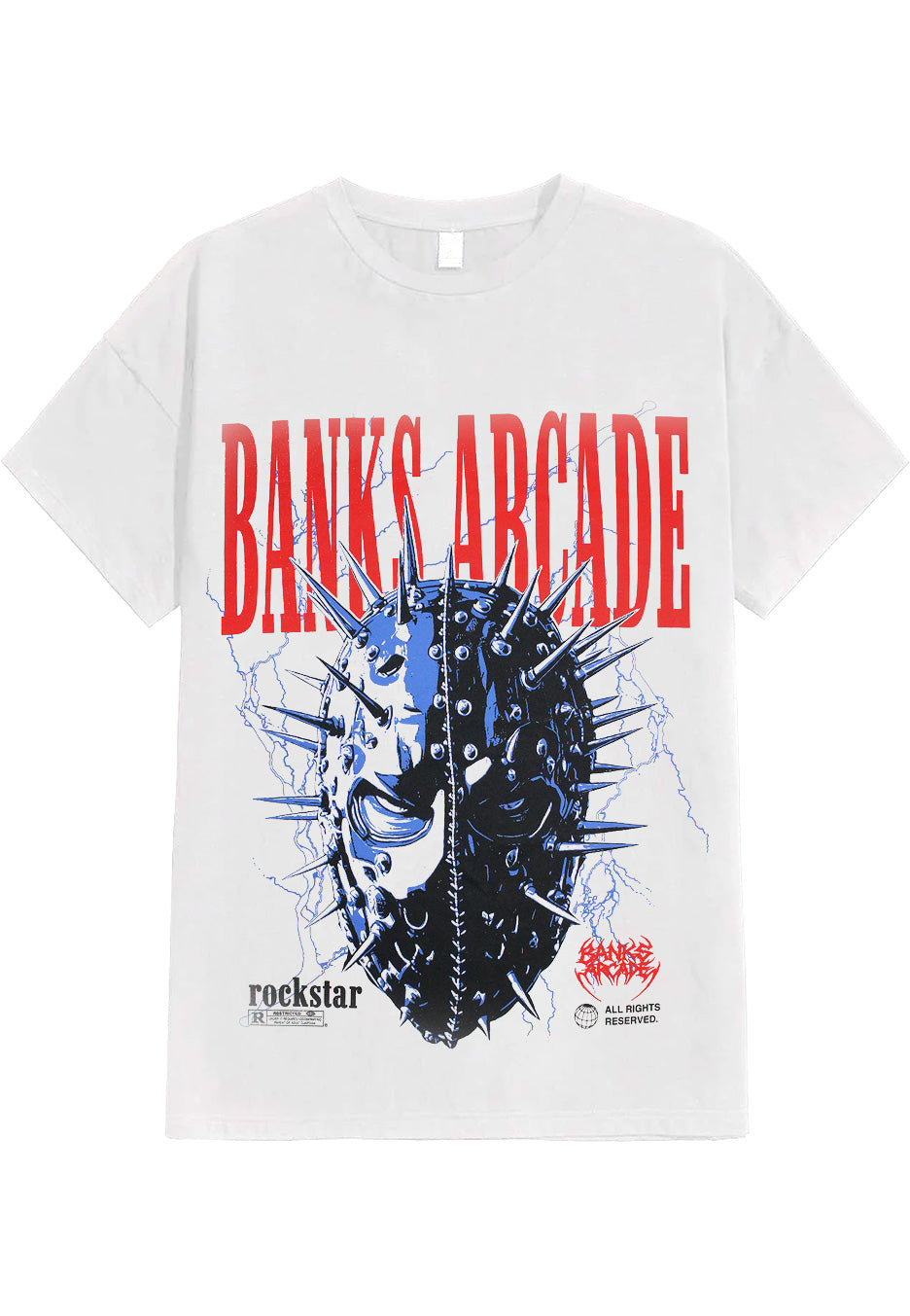 Banks Arcade Rockstar White T-Shirt | Neutral-Image