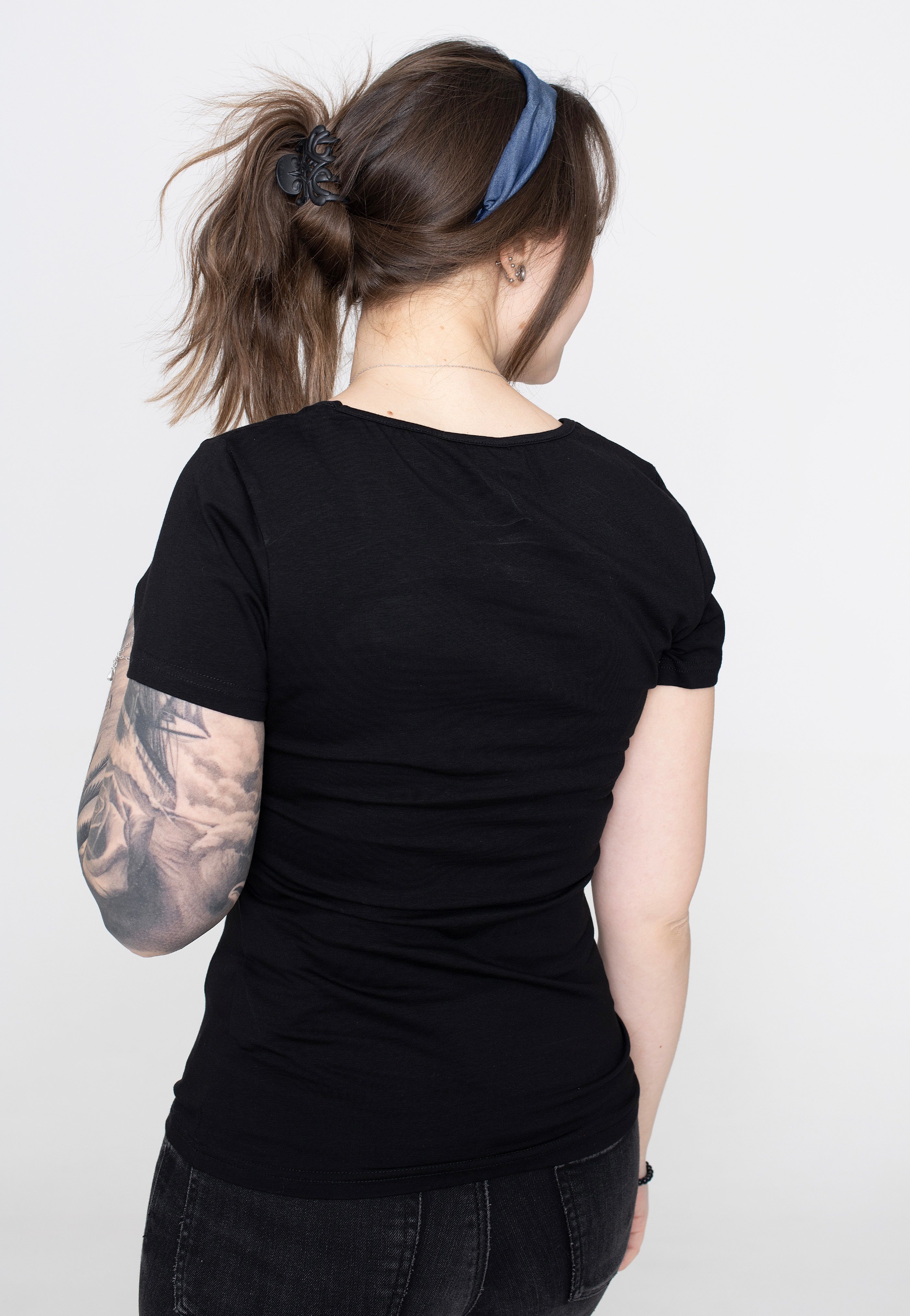 Banned Apparel - Scoop Swim Black - Top | Women-Image