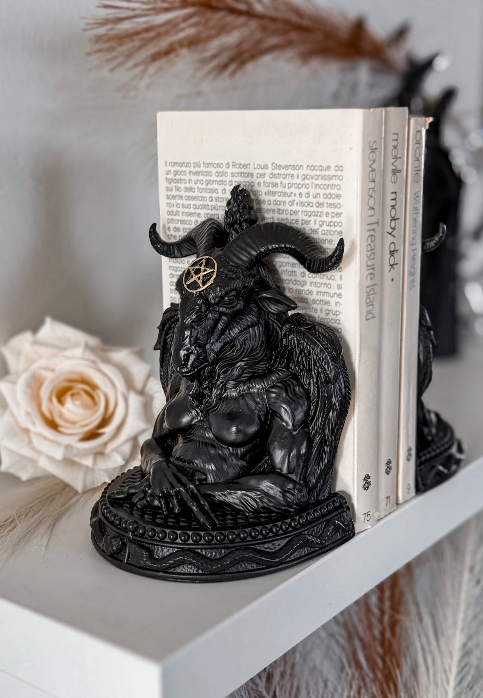 Killstar - Baphomet Black - Bookends | Neutral-Image
