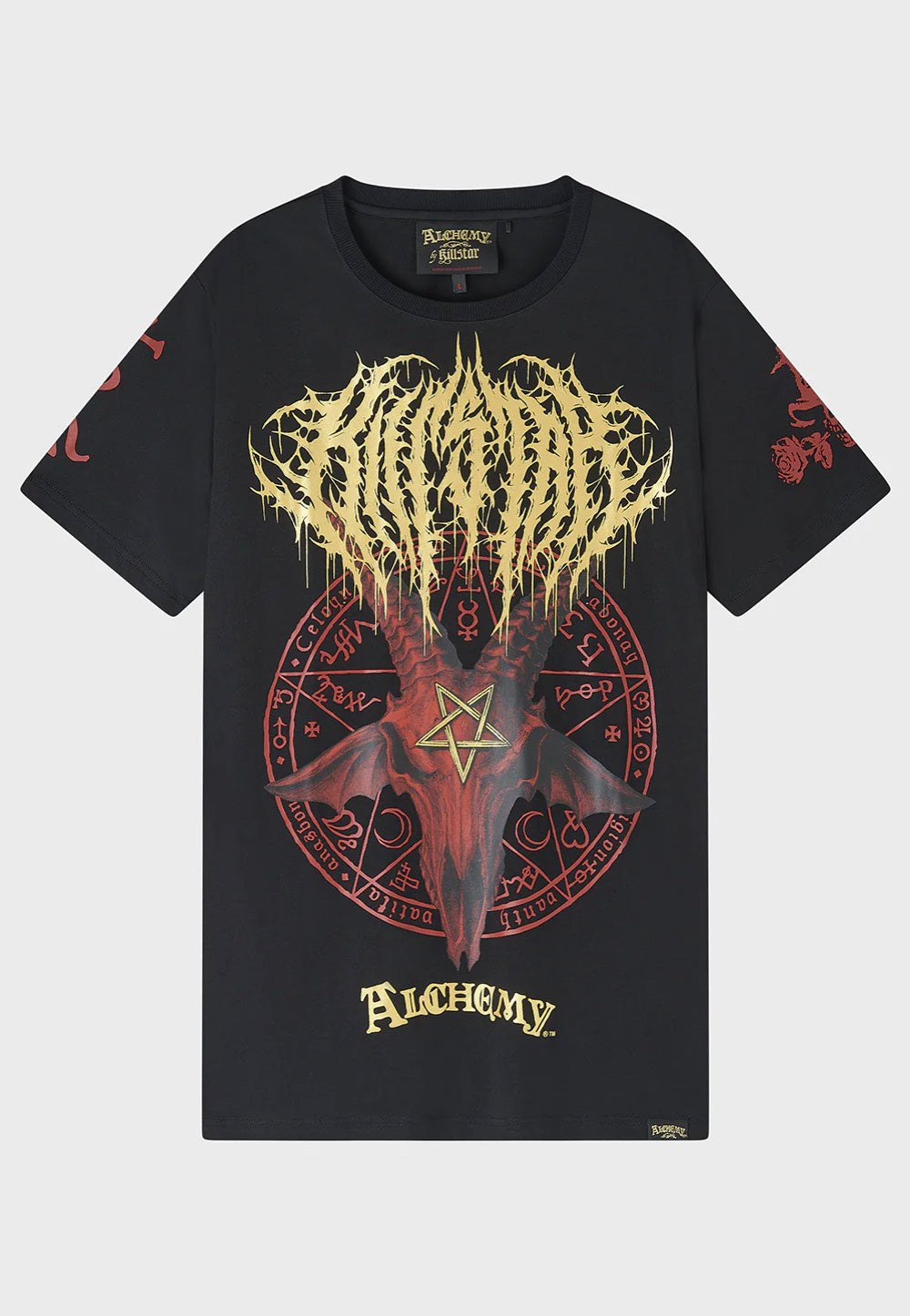 Killstar x Alchemy England - Baphomet Zisurrû Black - T-Shirt | Men-Image
