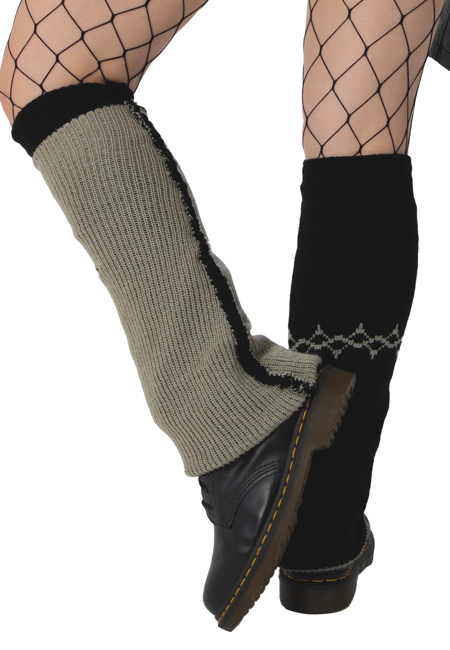 Pamela Mann - Reversable Cross And Wire - Leg Warmers | Neutral-Image