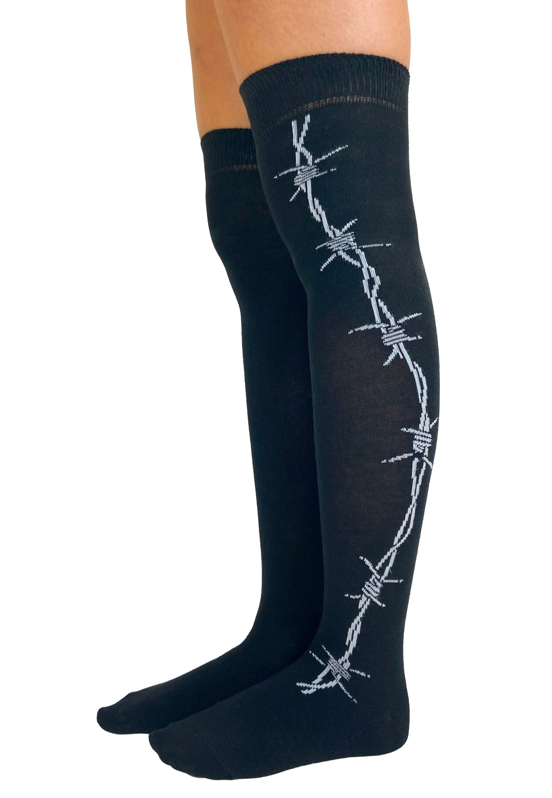 Pamela Mann - Barbed Wire Over The Knee - Socks | Neutral-Image