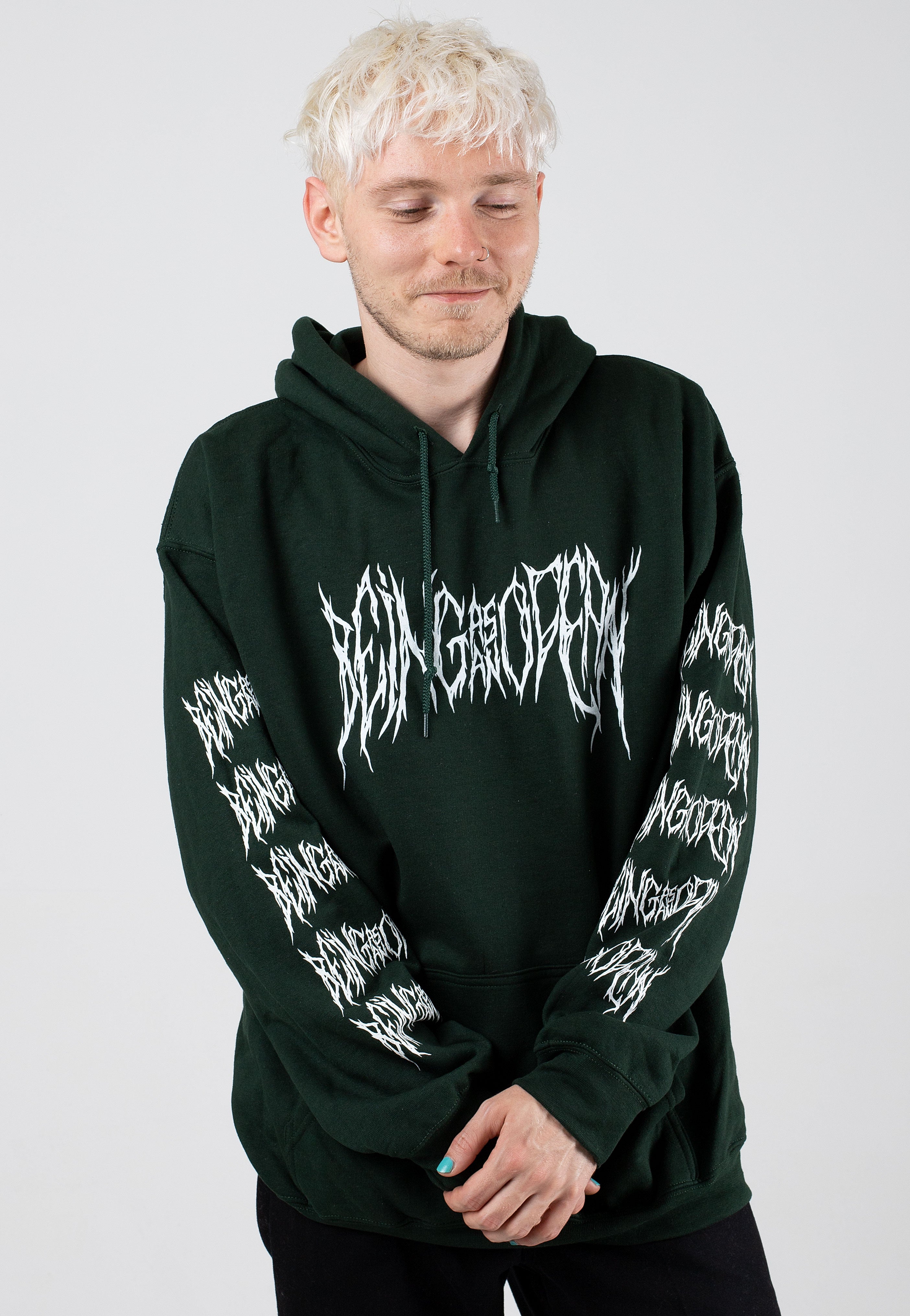 Being As An Ocean - Face Forest Green - Hoodie | Men-Image