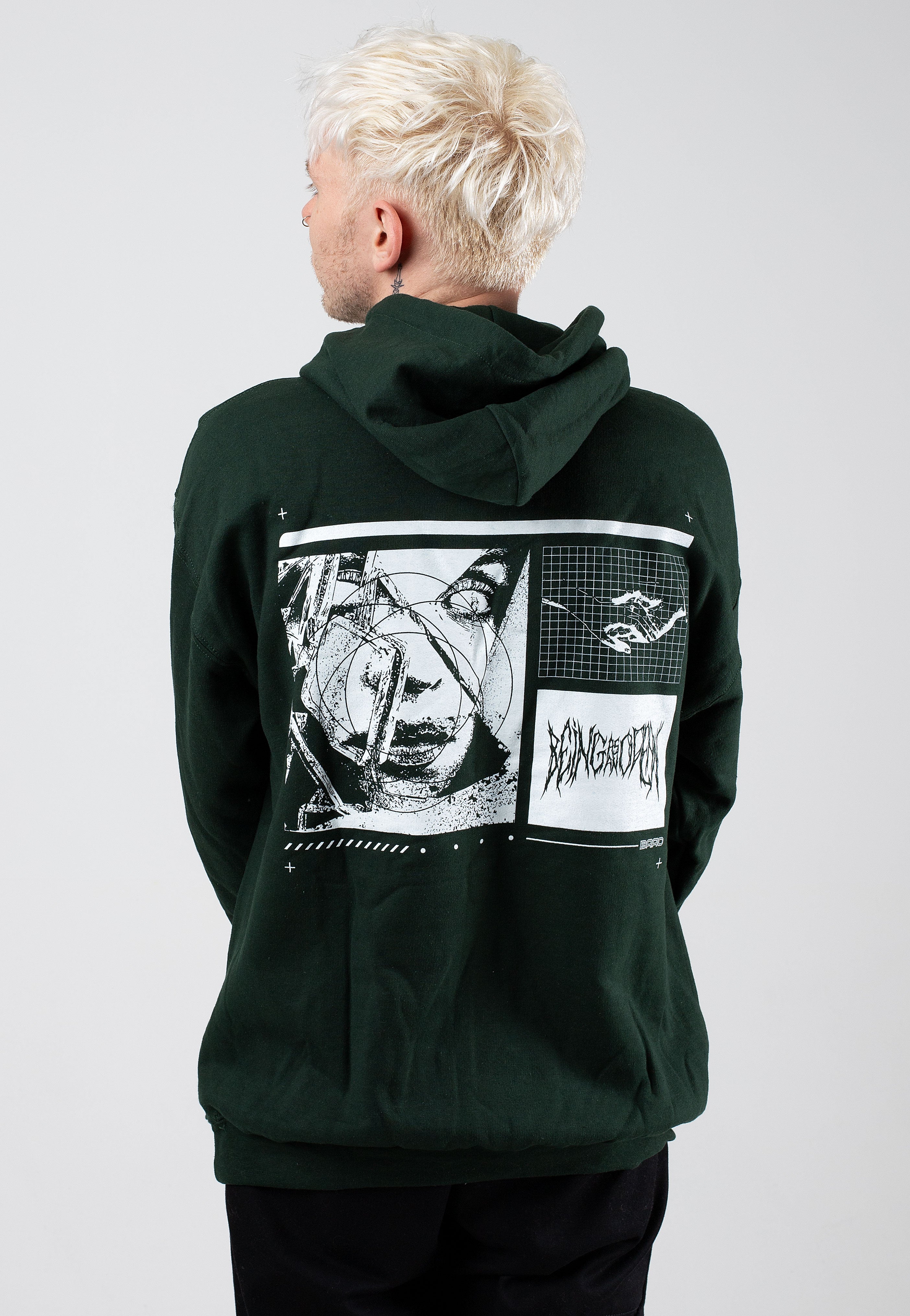 Being As An Ocean - Face Forest Green - Hoodie | Men-Image