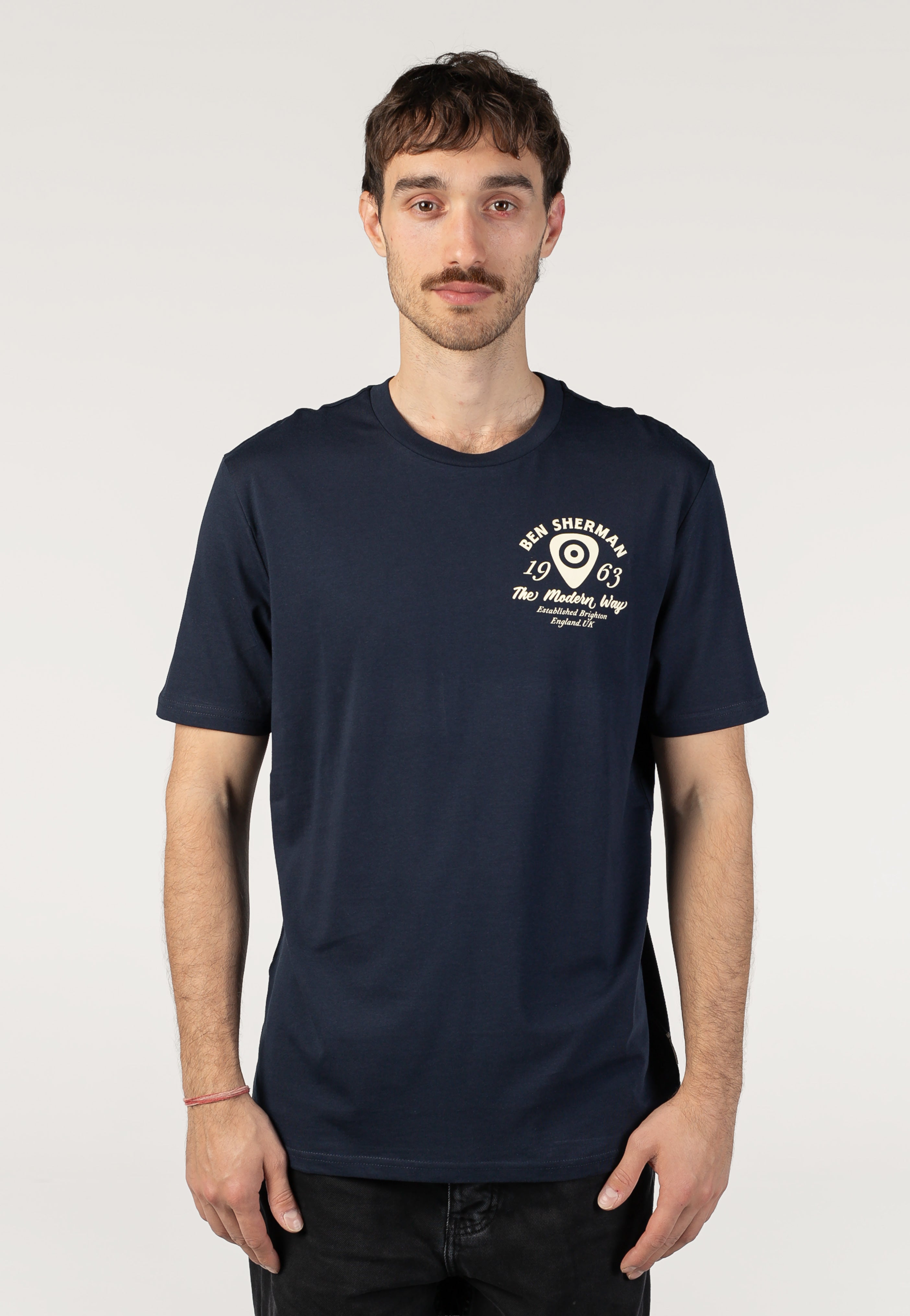 Ben Sherman - Acoustic Dark Navy - T-Shirt | Men-Image