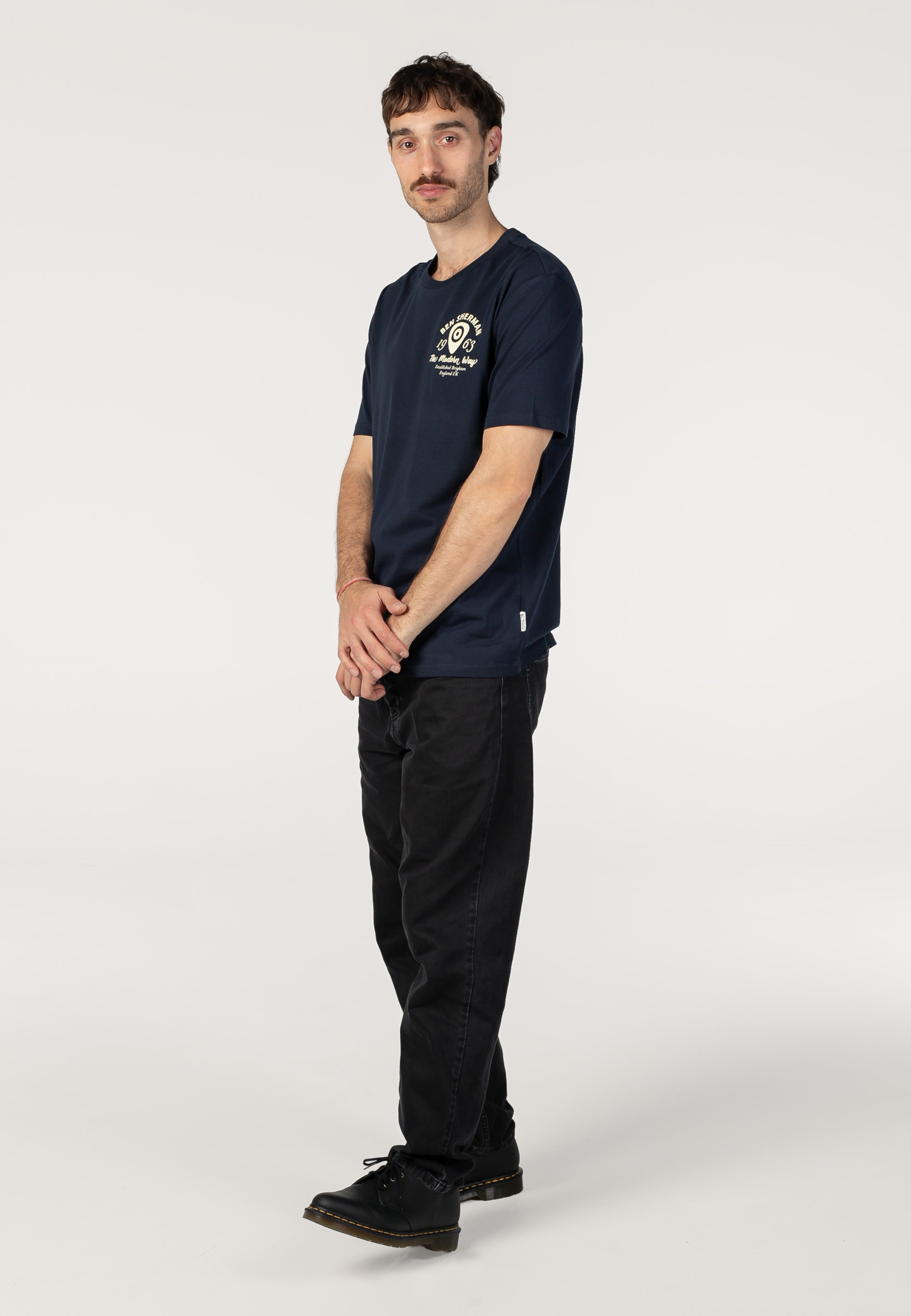 Ben Sherman - Acoustic Dark Navy - T-Shirt | Men-Image