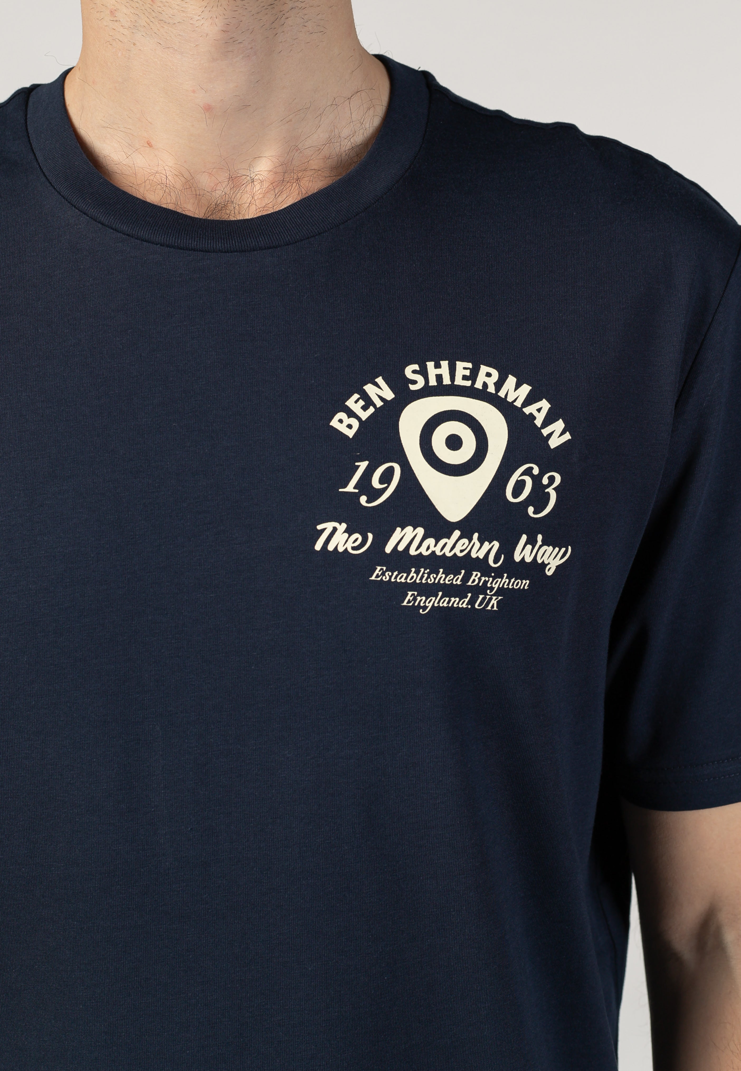 Ben Sherman - Acoustic Dark Navy - T-Shirt | Men-Image