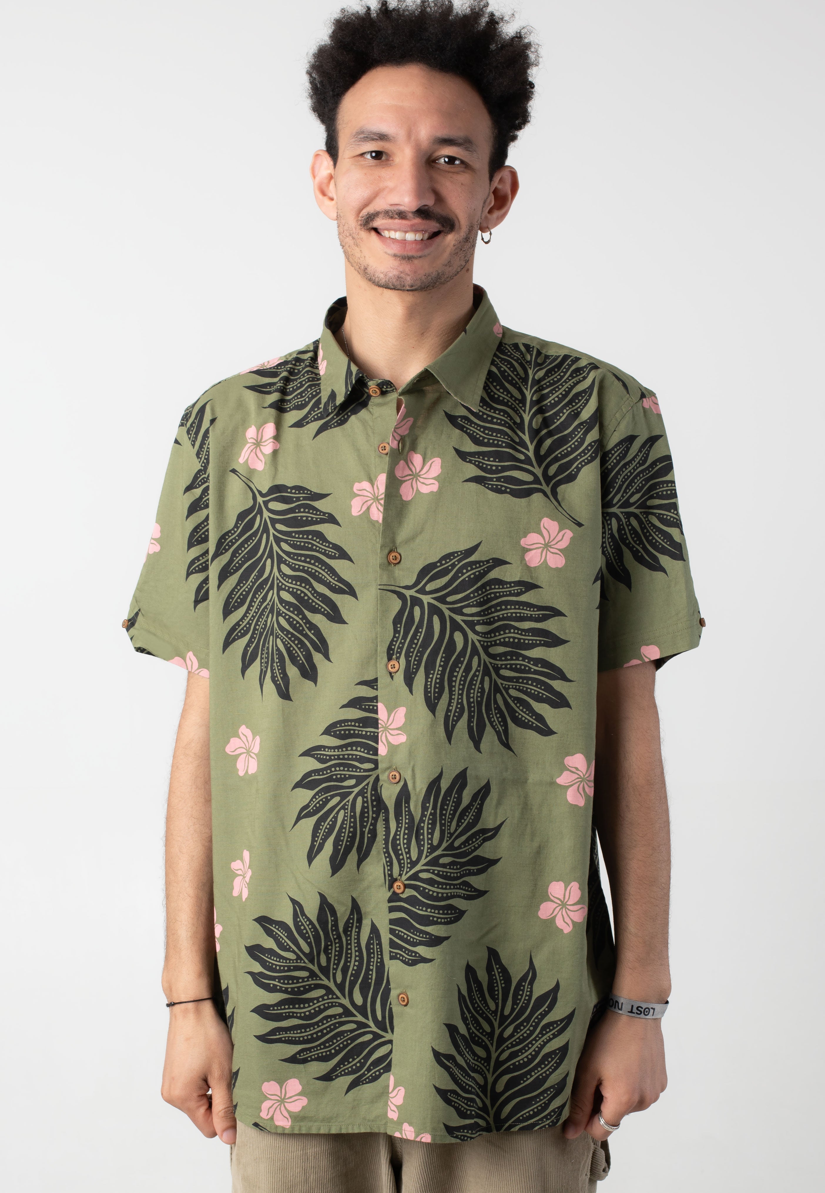 Ben Sherman - Botanical Print Olive - Shirt | Men-Image